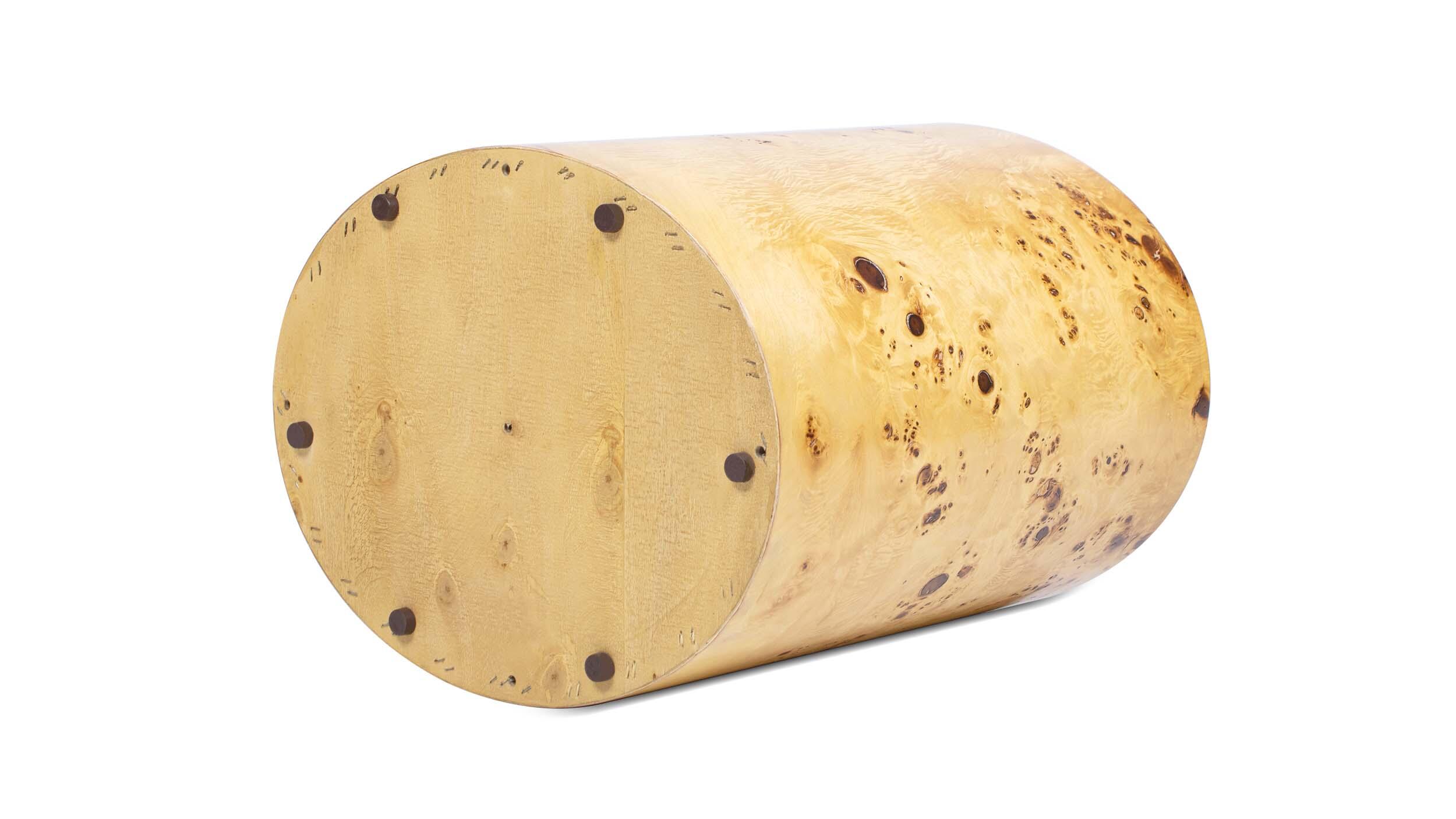 Jennifer Taylor Home Nebula Side Table, Warm Natural Brown, large