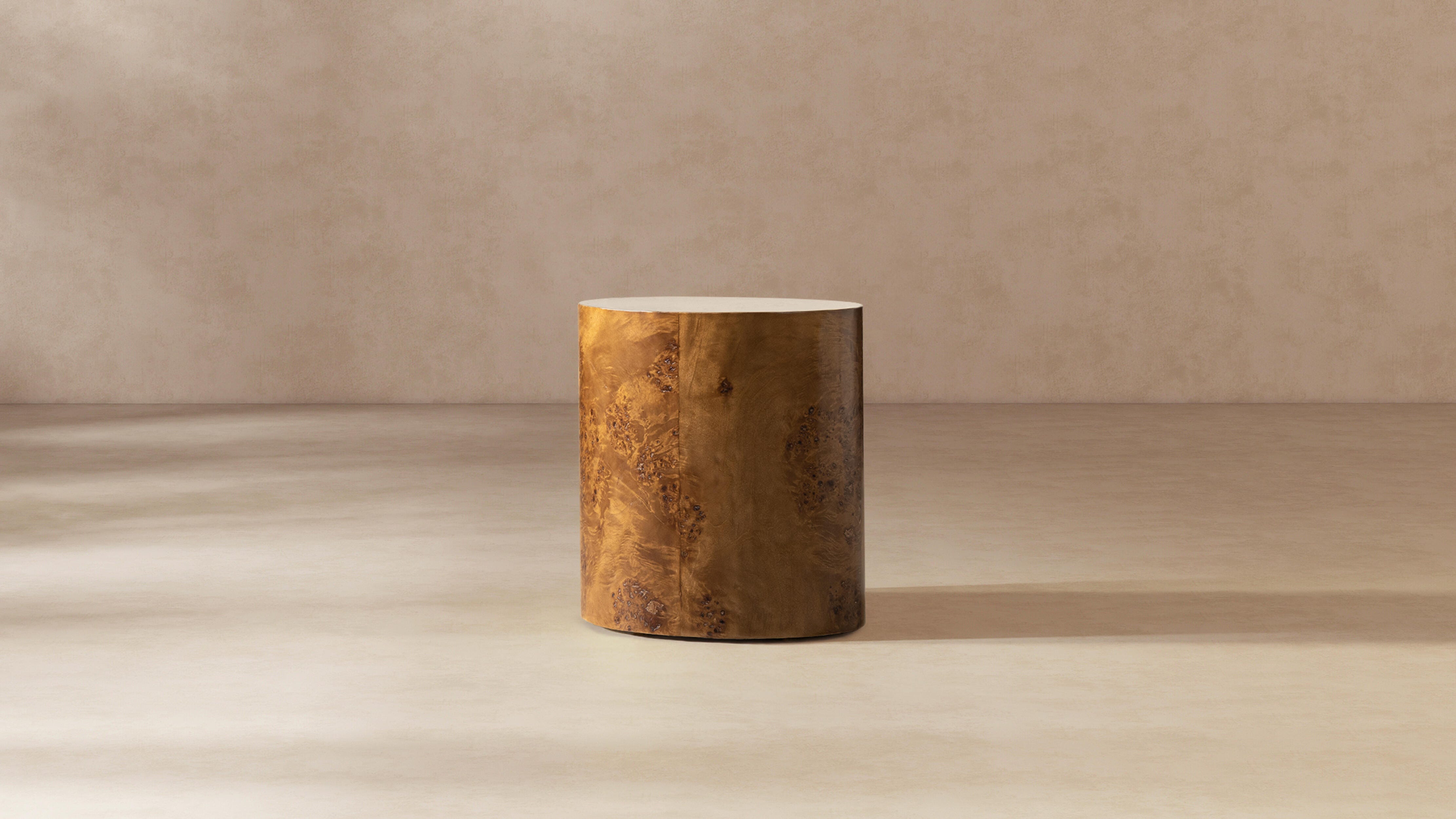 Jennifer Taylor Home Nebula Side Table, Medium Brown Walnut, large