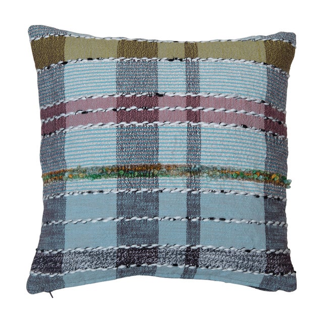Storied Home Madras Decorative Throw Pillow
