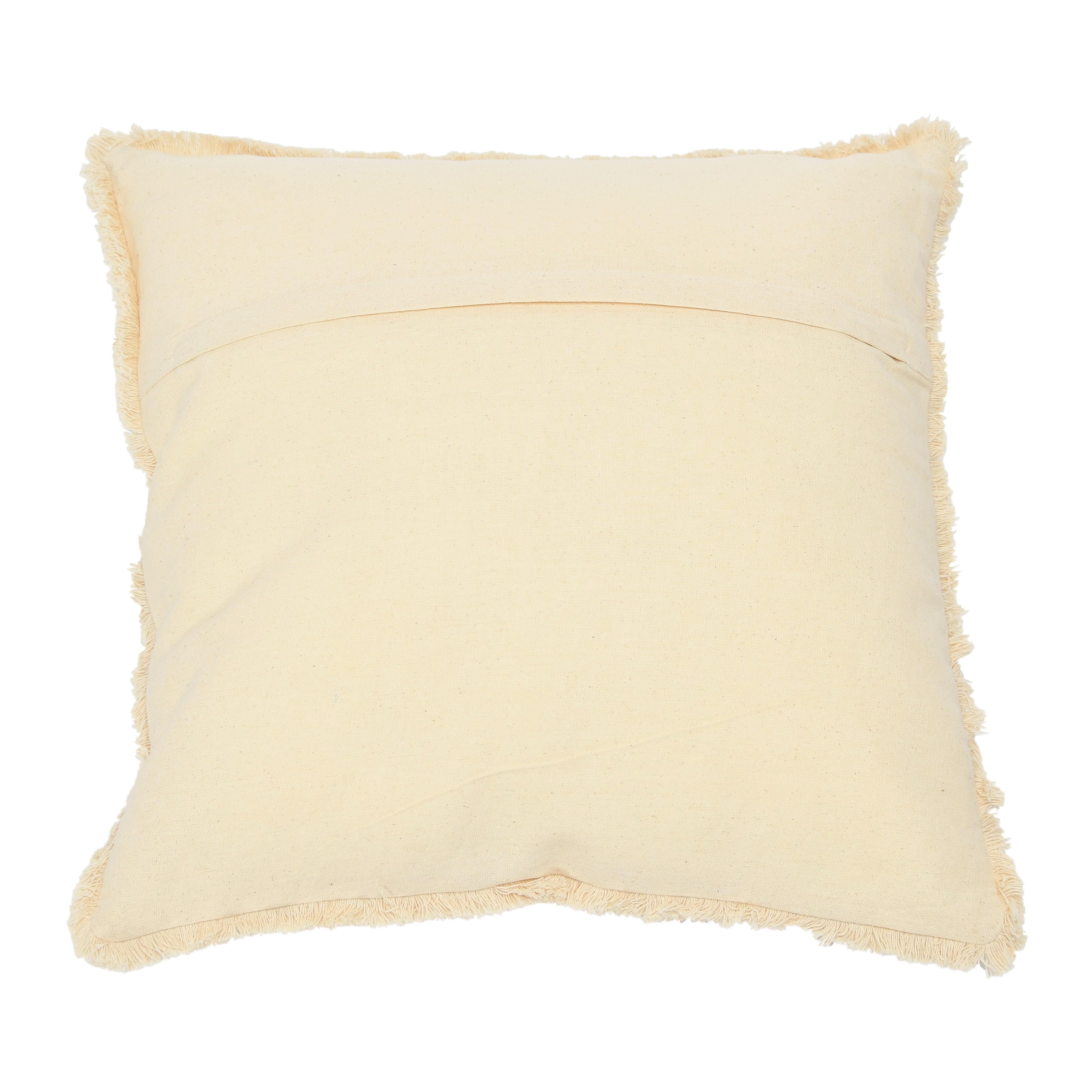 Storied Home Fringed Rooster Decorative Throw Pillow, , large