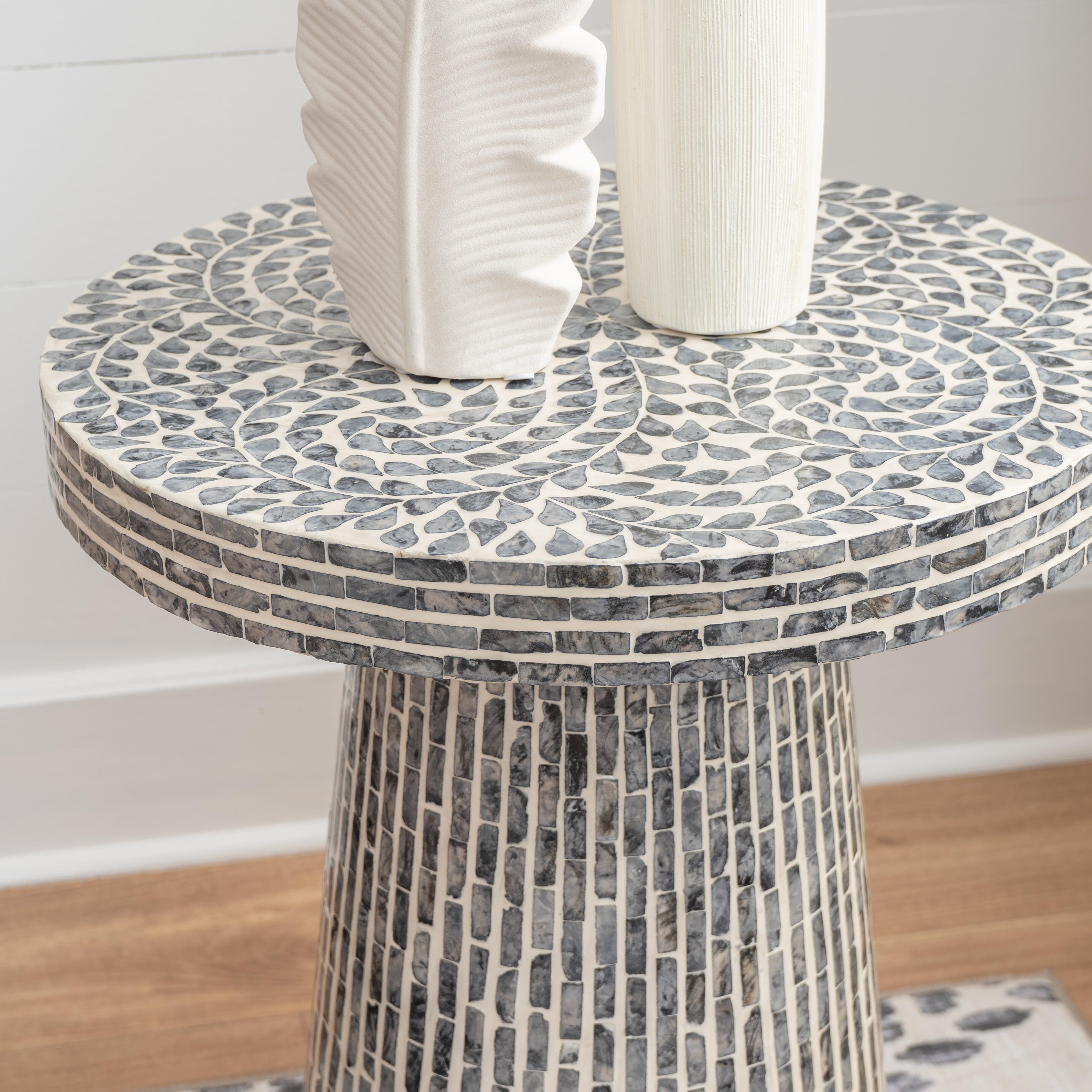 Linon Round Side Table, , large