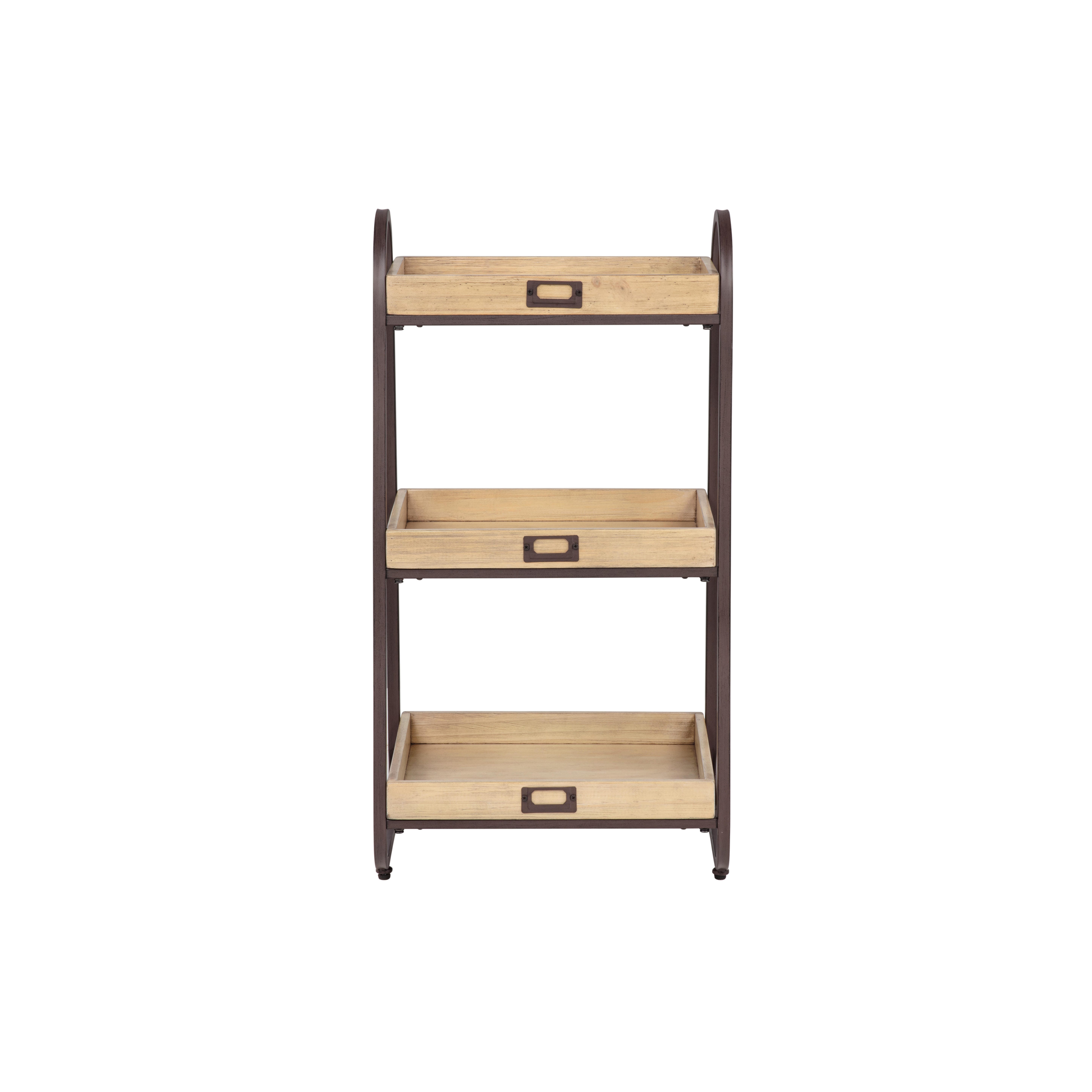 Linon Cleera 3 Shelf Bath Stand, , large