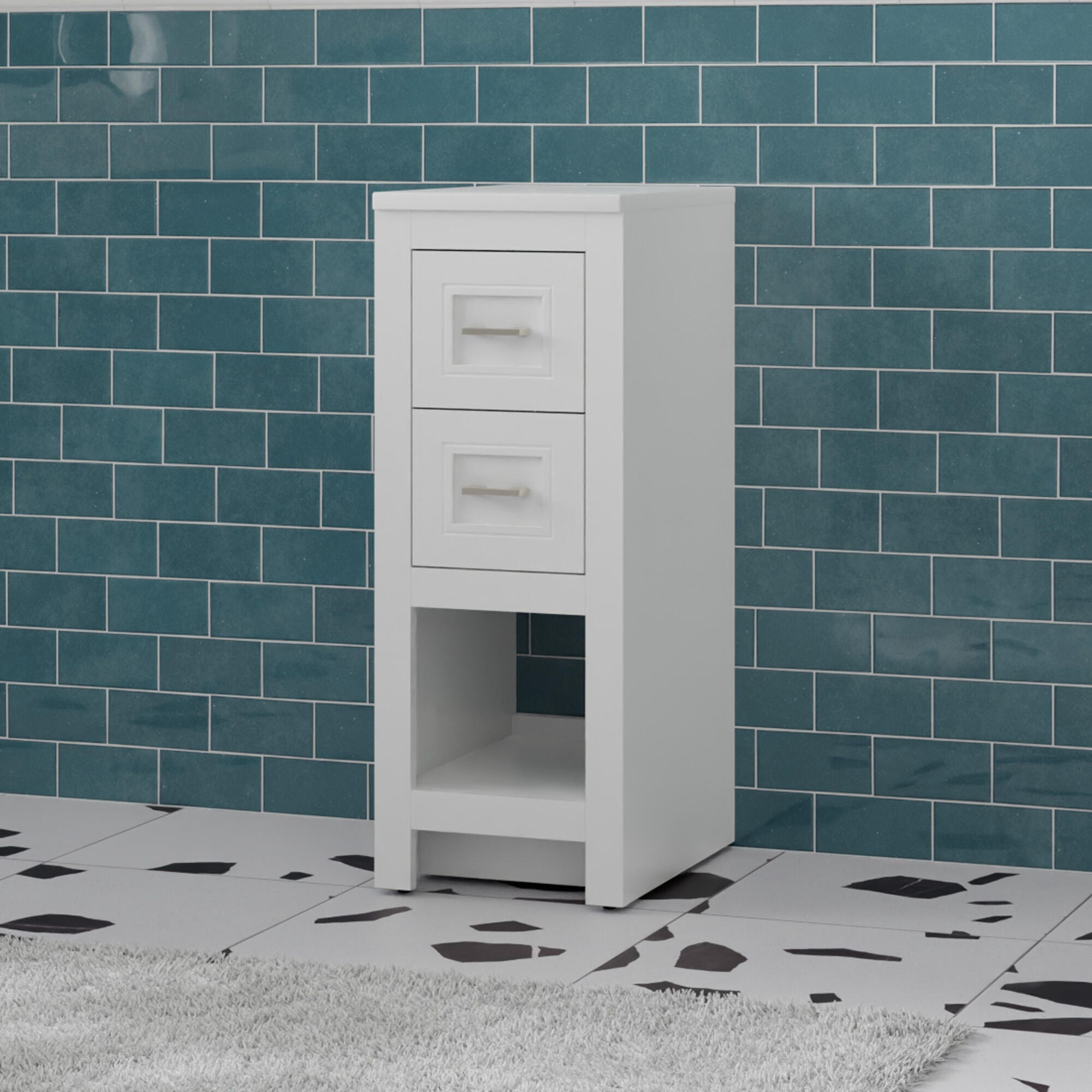 Linon Cami Cabinet, White, large