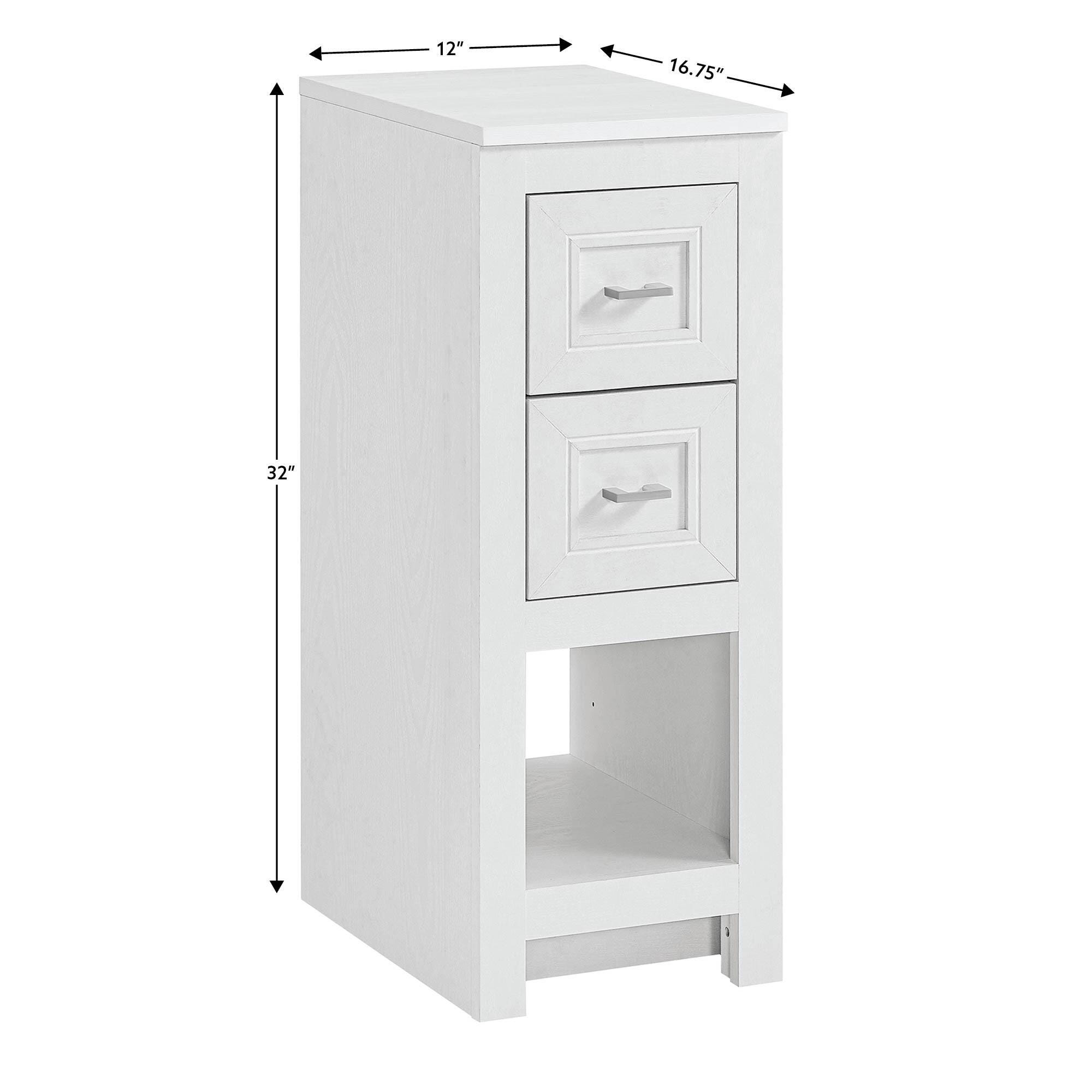 Linon Cami Cabinet, White, large