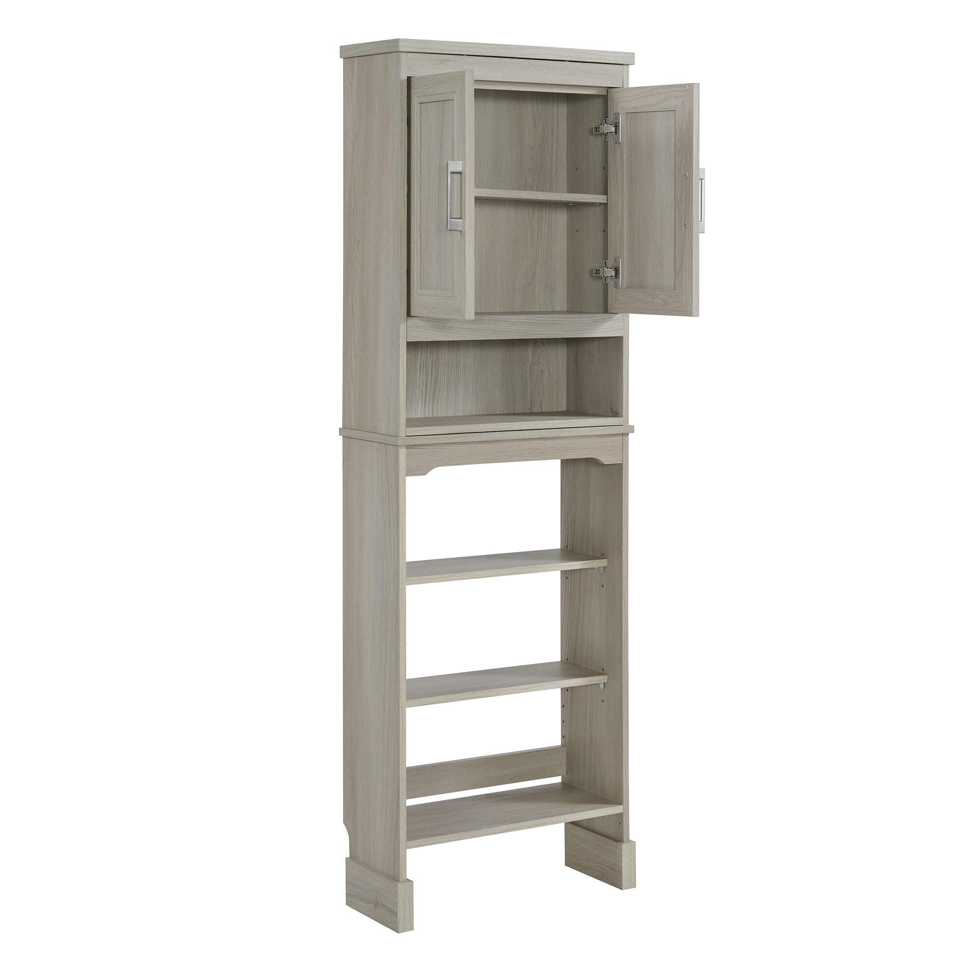Linon Cami Tall Cabinet, Sandstone, large