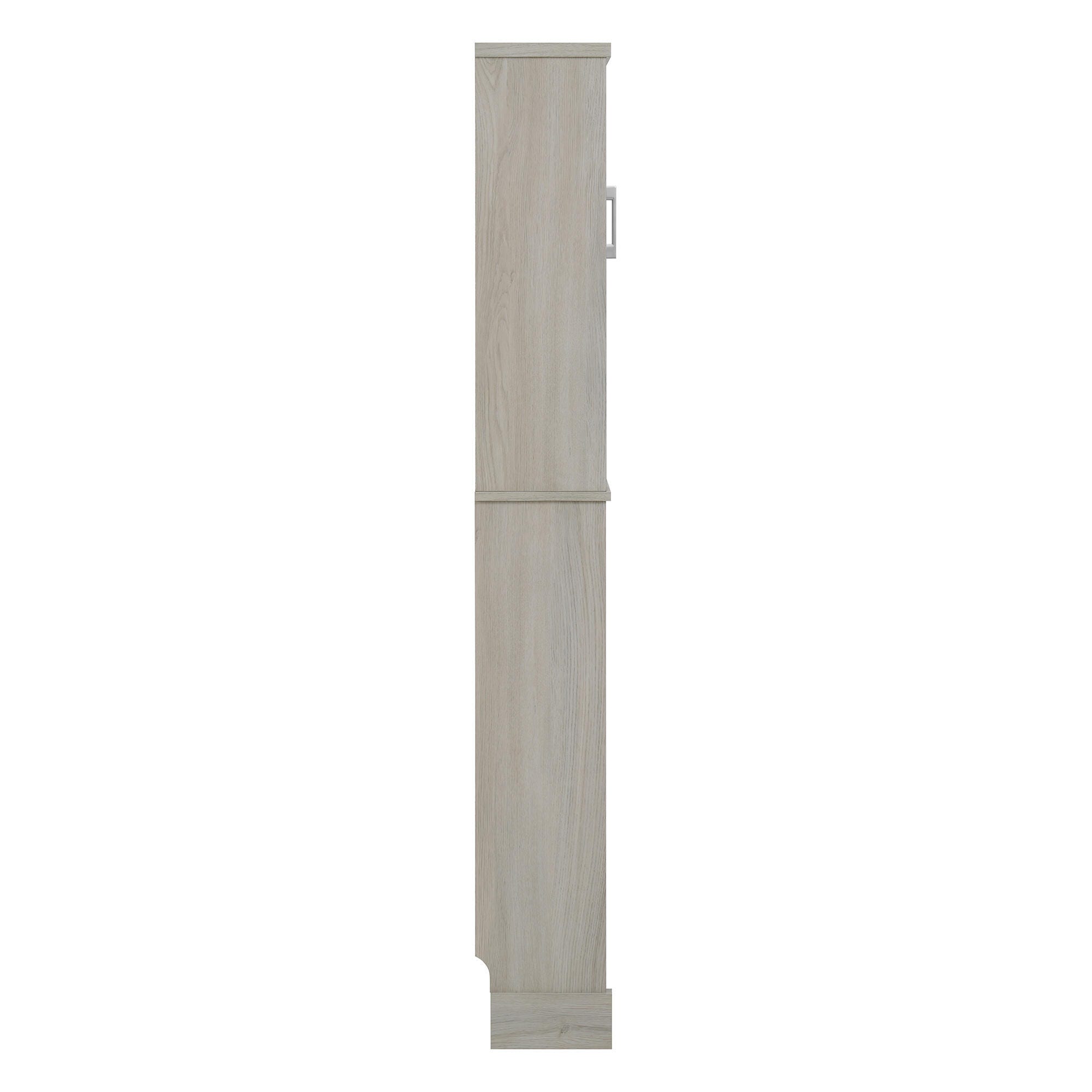 Linon Cami Tall Cabinet, Sandstone, large