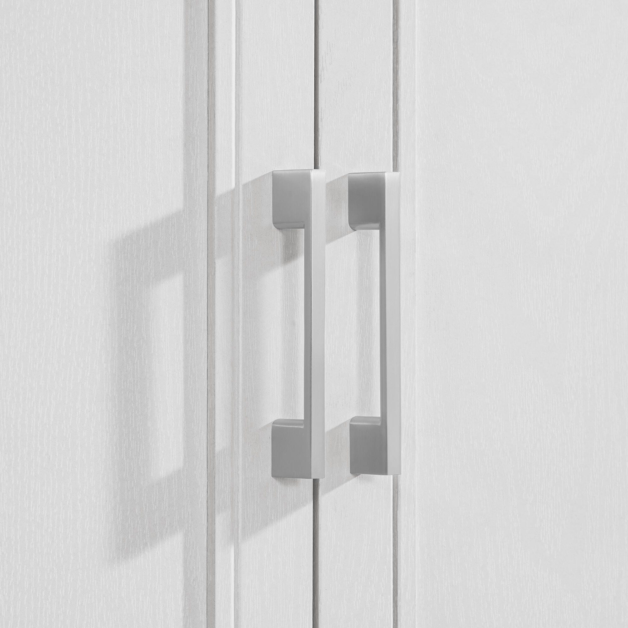 Linon Cami Tall Cabinet, White, large