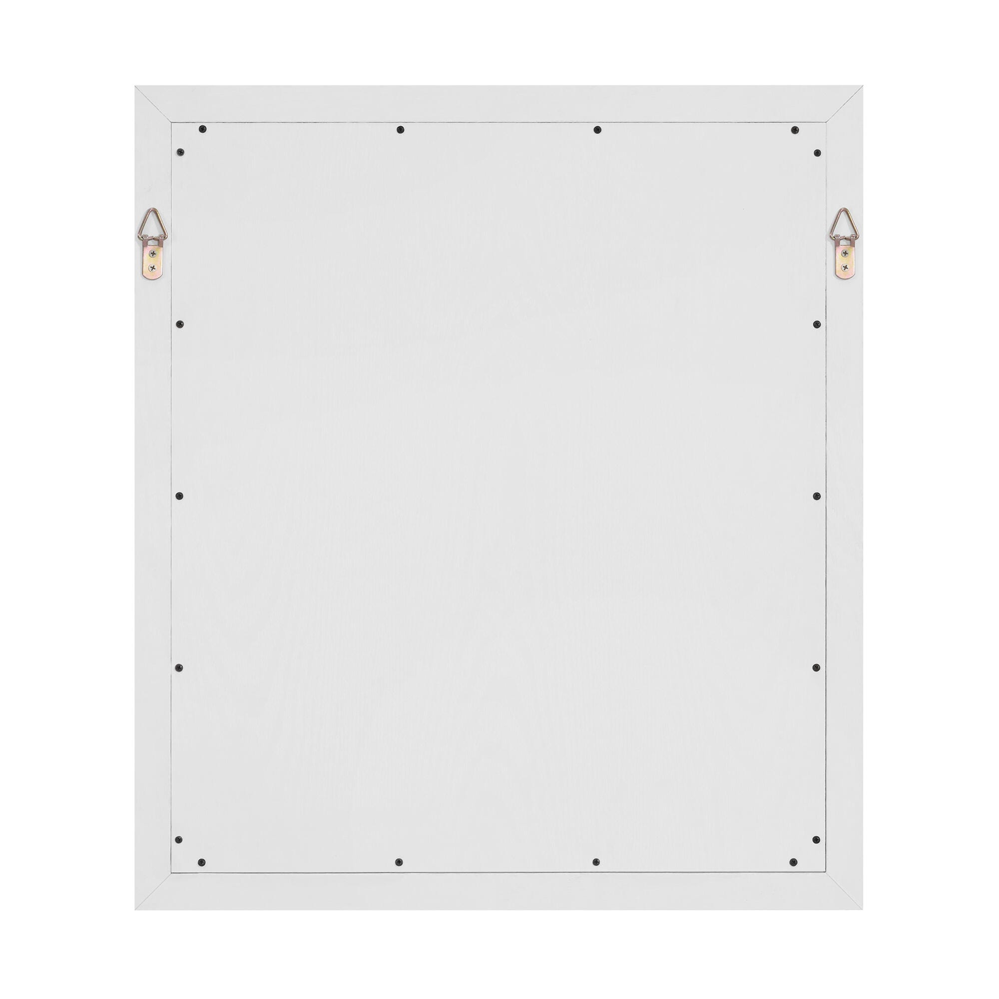 Linon Cami Wide Bathroom Vanity with Mirror, White, large