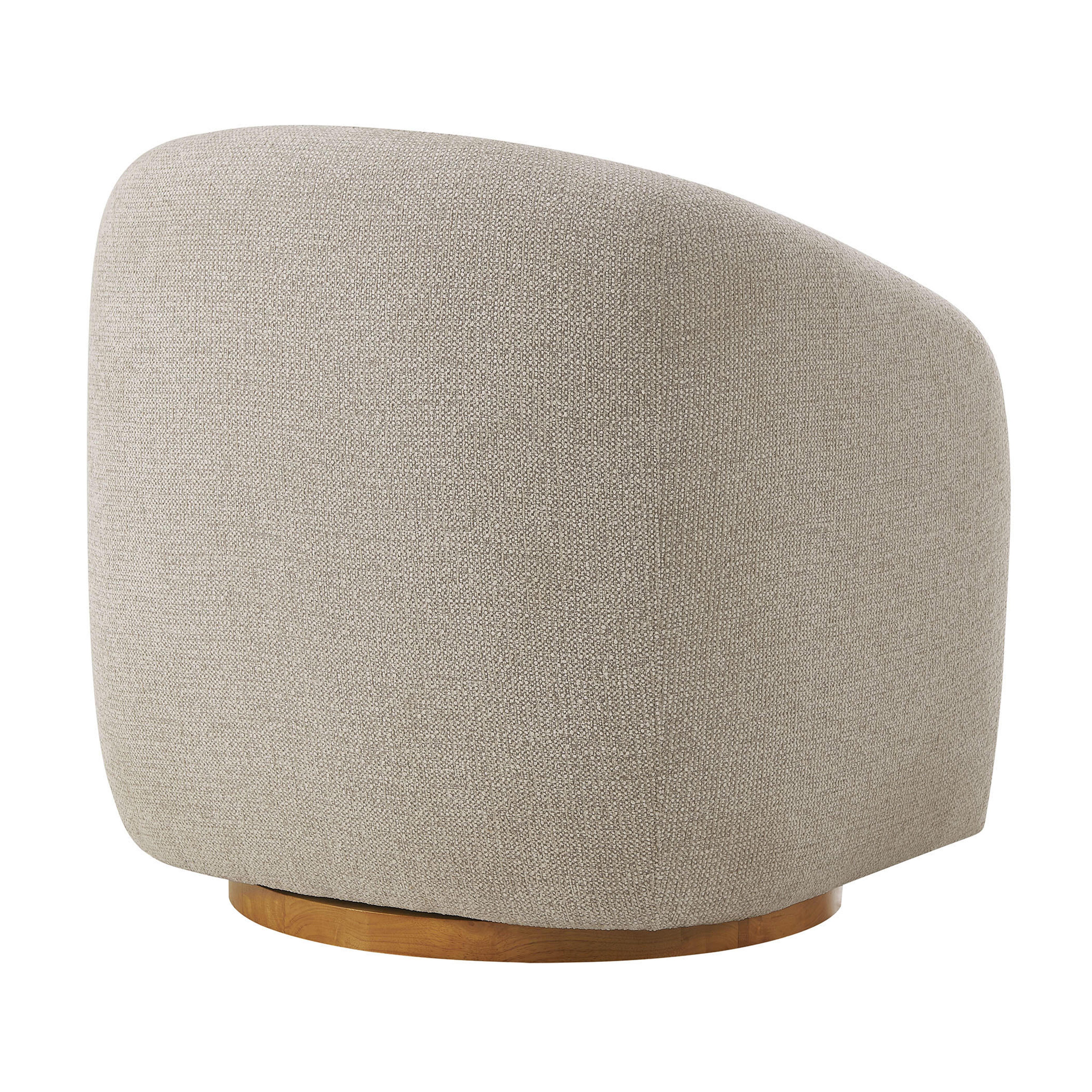 Modway Holland Swivel Accent Armchair, Dove Gray, large
