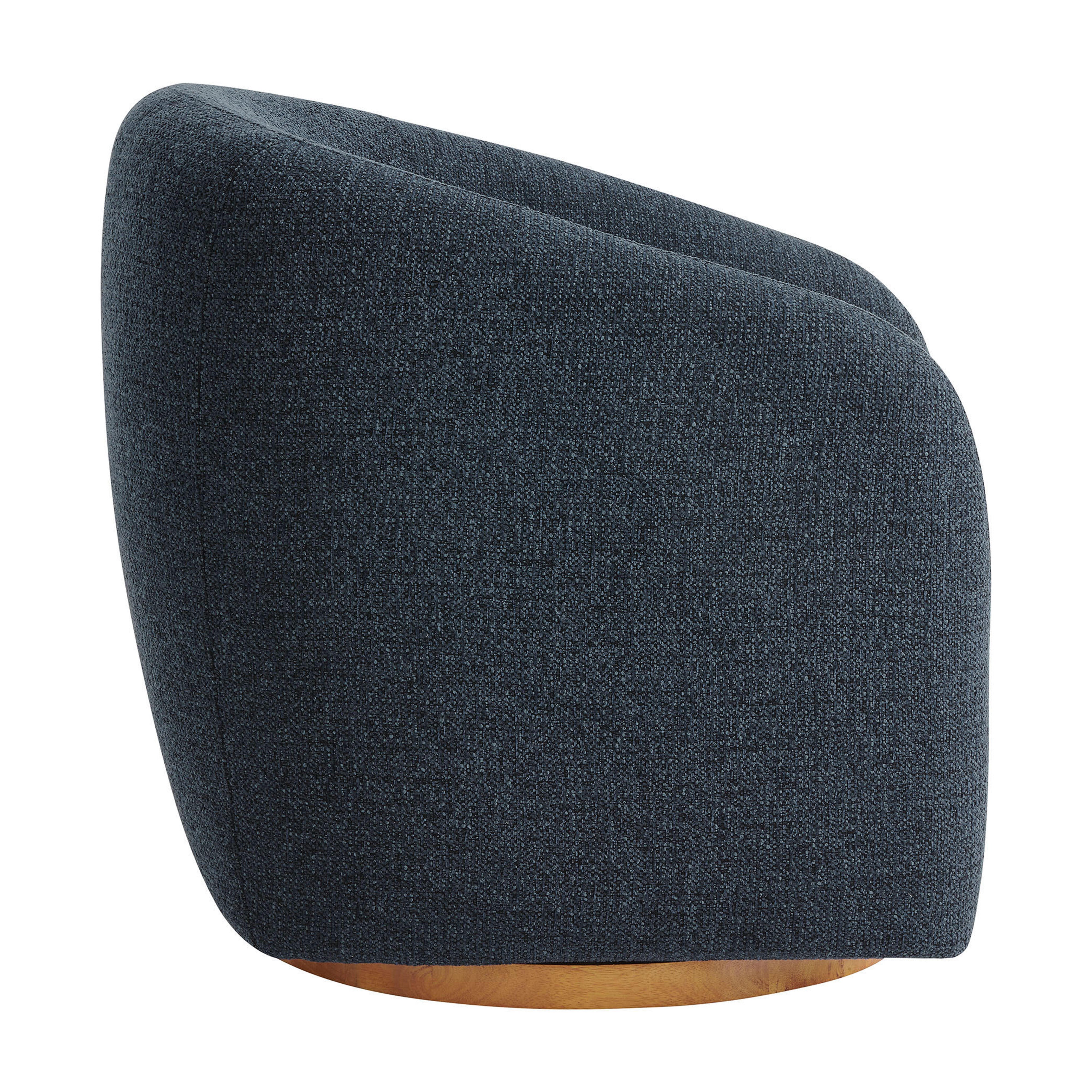 Modway Holland Swivel Accent Armchair, Navy, large
