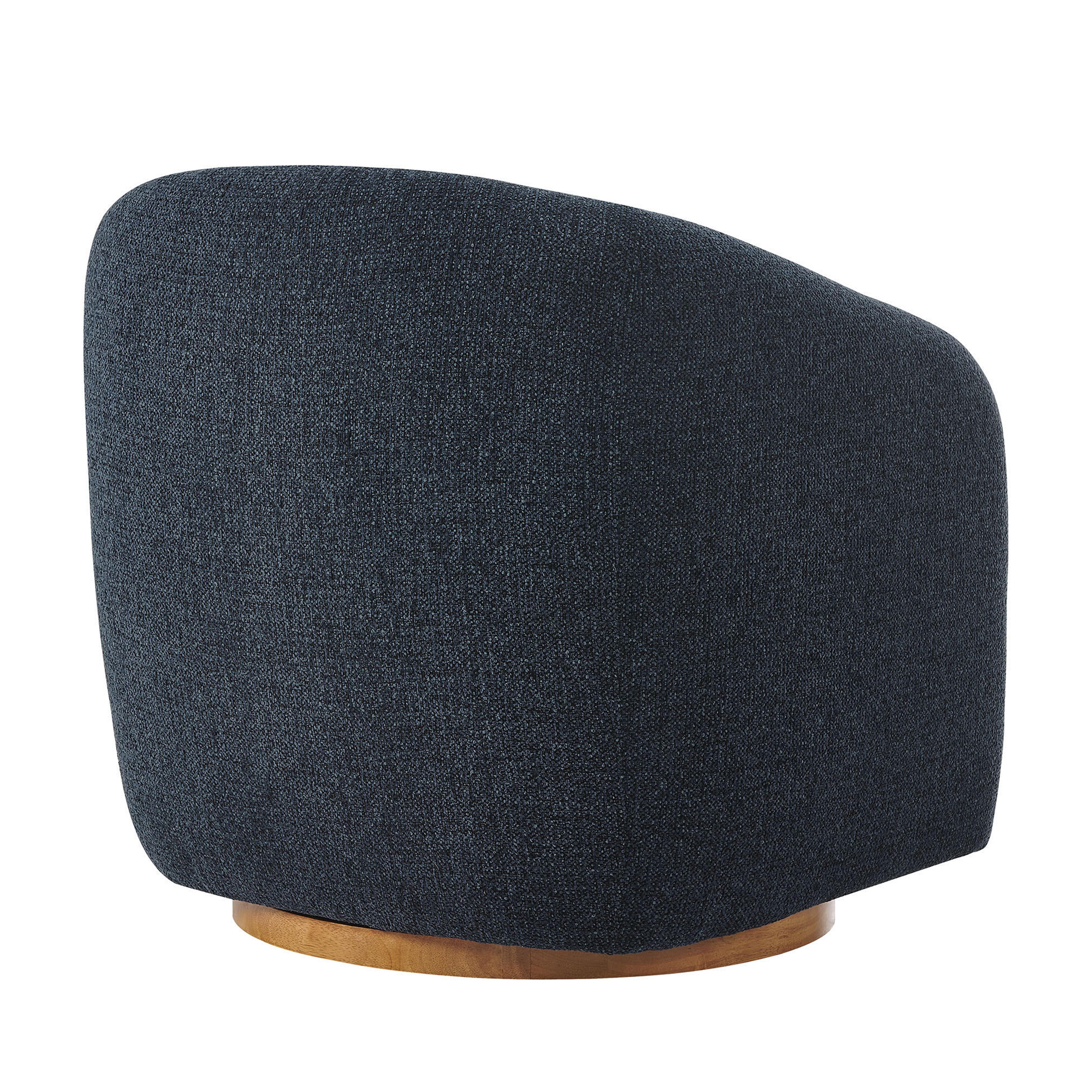 Modway Holland Swivel Accent Armchair, Navy, large
