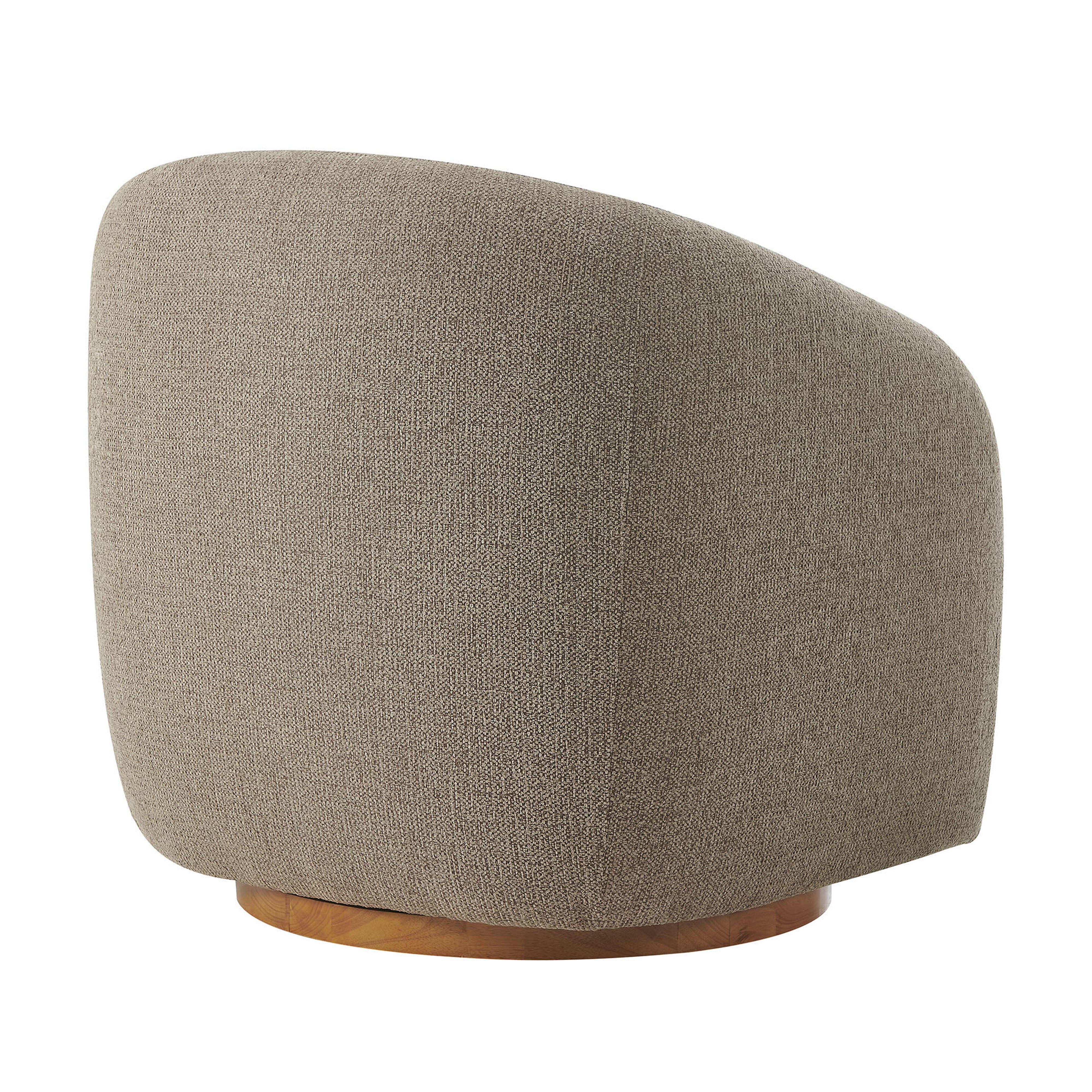 Modway Holland Swivel Accent Armchair, Taupe, large