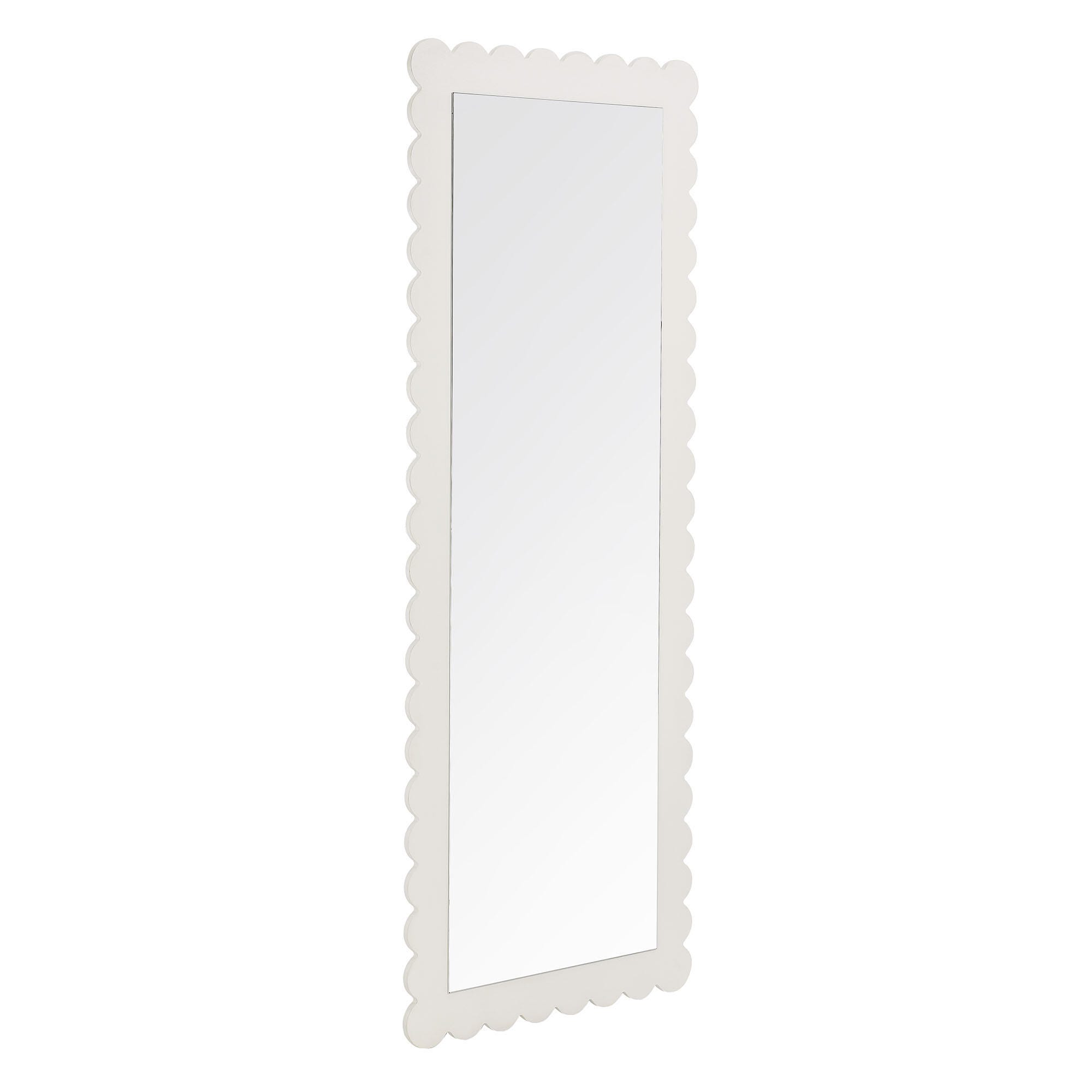 Modway Emmeline Floor Mirror, White, large