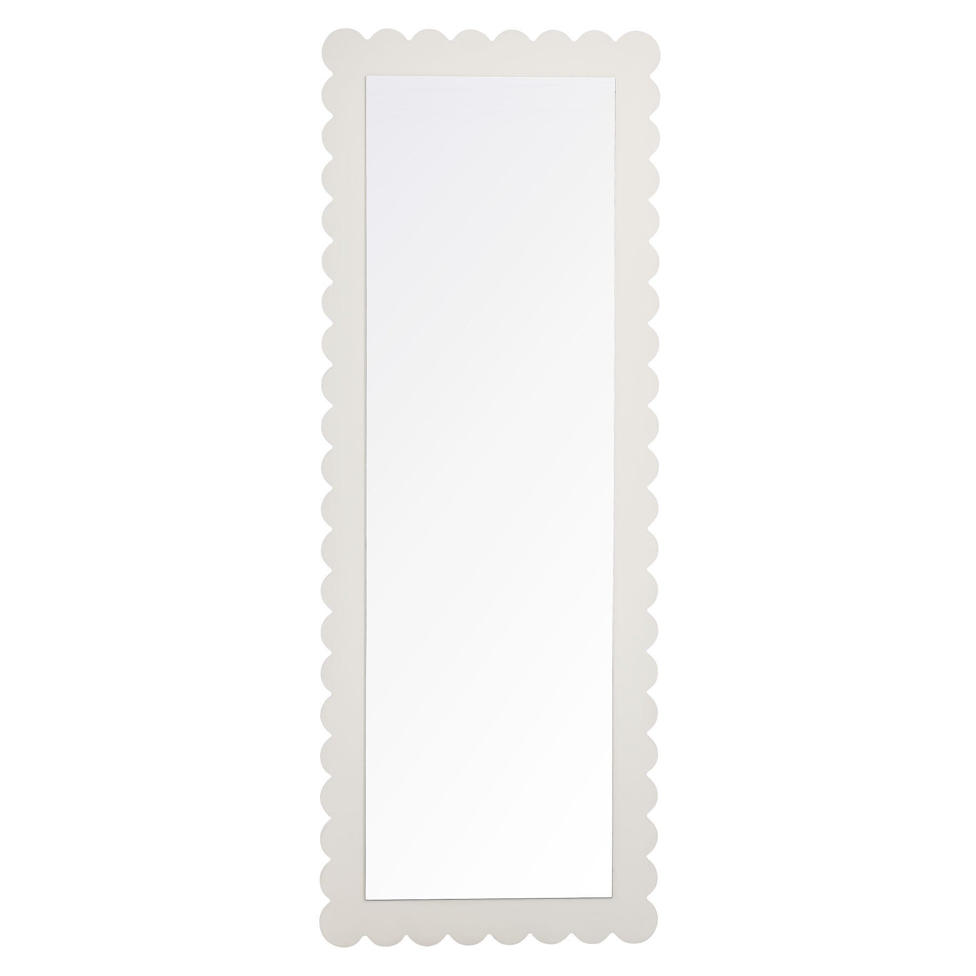 Modway Emmeline Floor Mirror, White, large