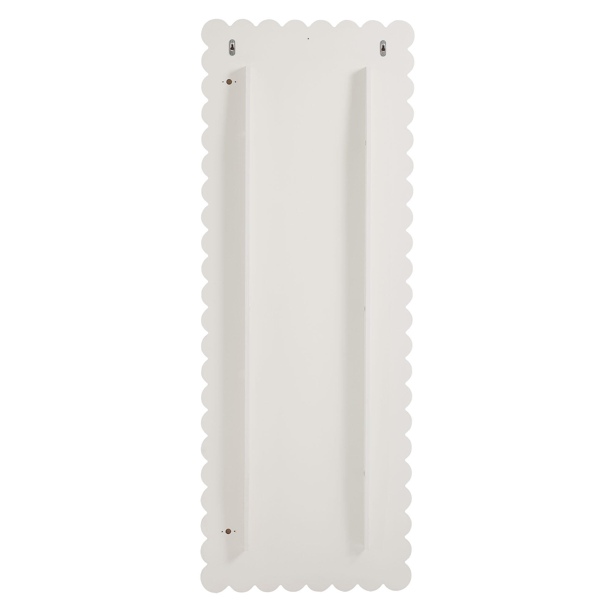 Modway Emmeline Floor Mirror, White, large