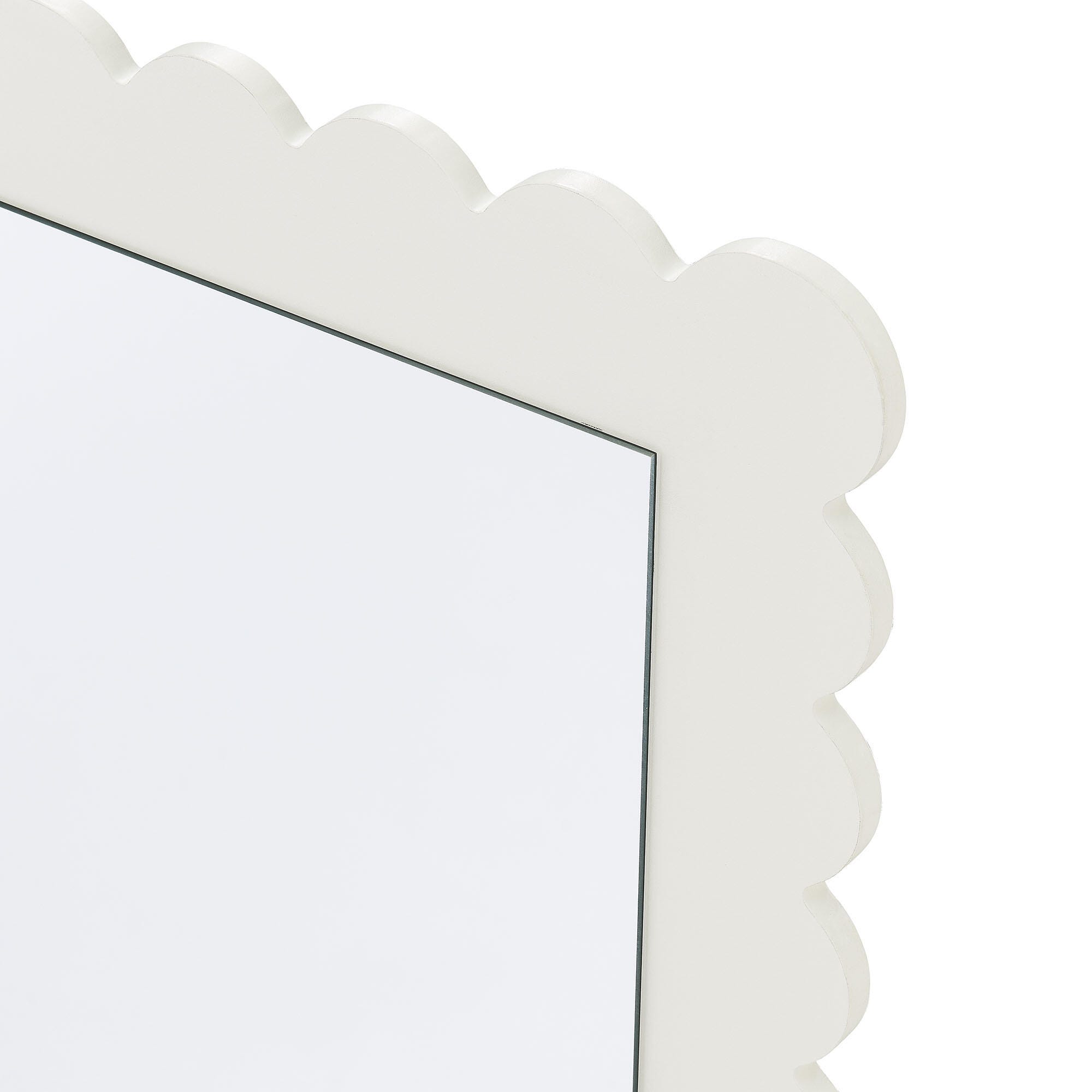 Modway Emmeline Floor Mirror, White, large