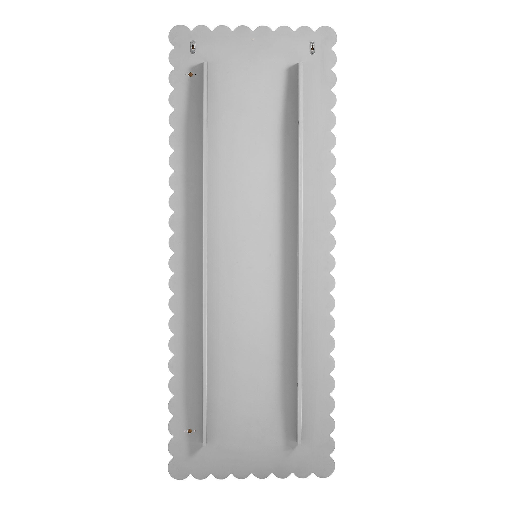 Modway Emmeline Floor Mirror, Light Gray, large