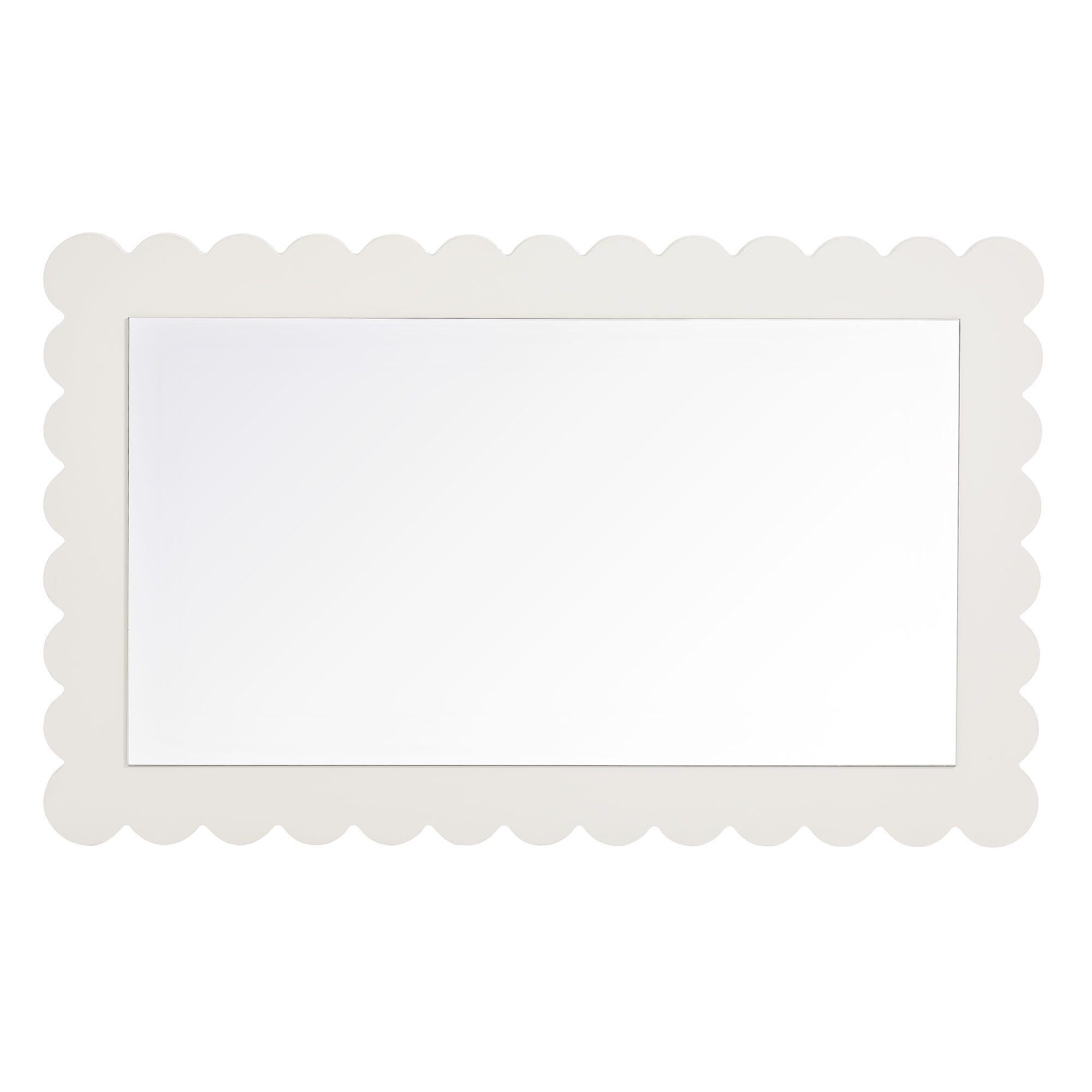 Modway Emmeline Wall Mirror, White, large