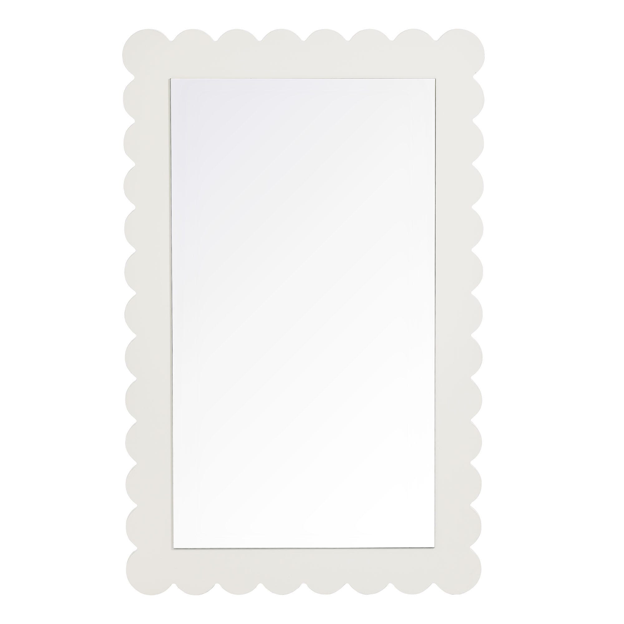 Modway Emmeline Wall Mirror, White, large