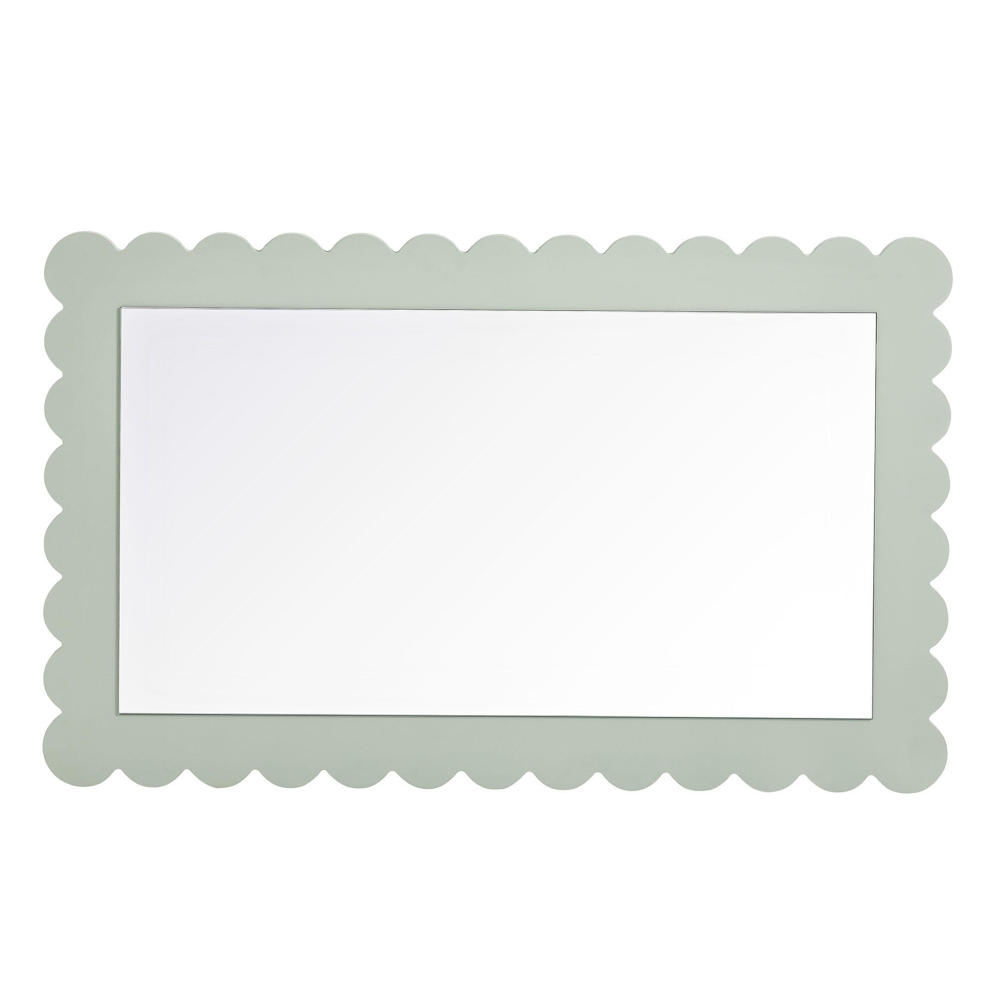 Modway Emmeline Wall Mirror, Sage, large
