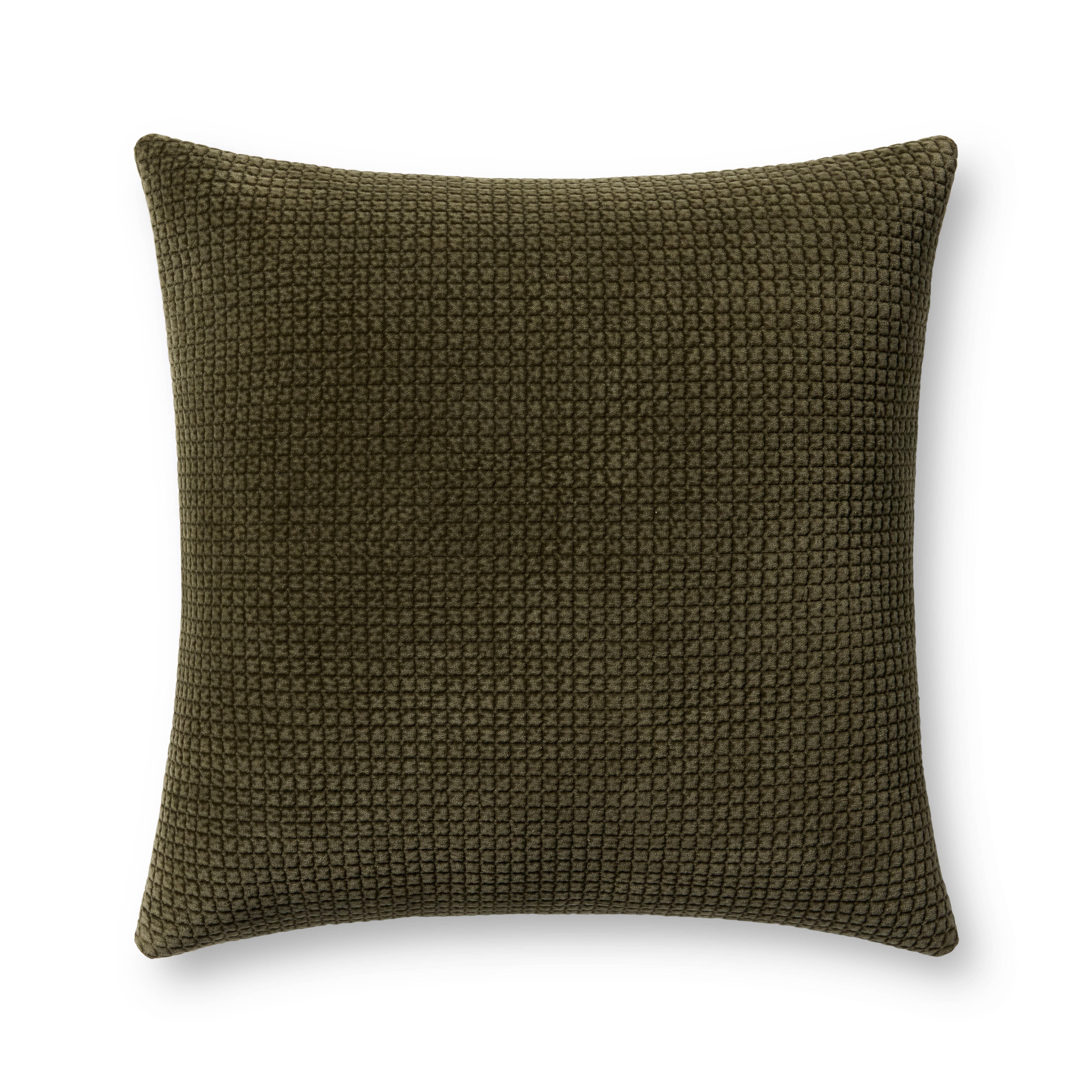 Loloi Square Poly Filled Decorative Throw Pillow, , large