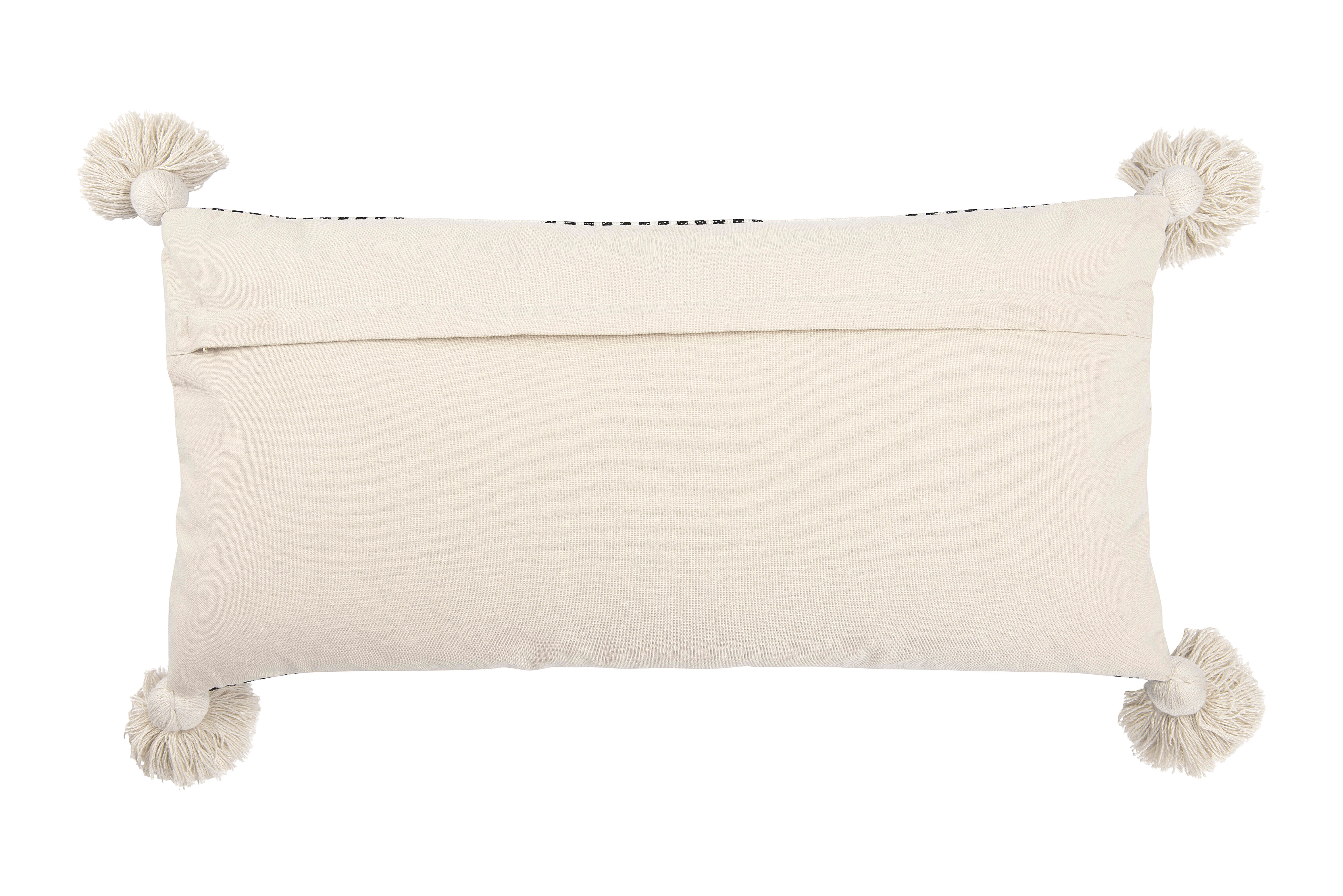 Storied Home Striped Lumbar Decorative Throw Pillow, , large