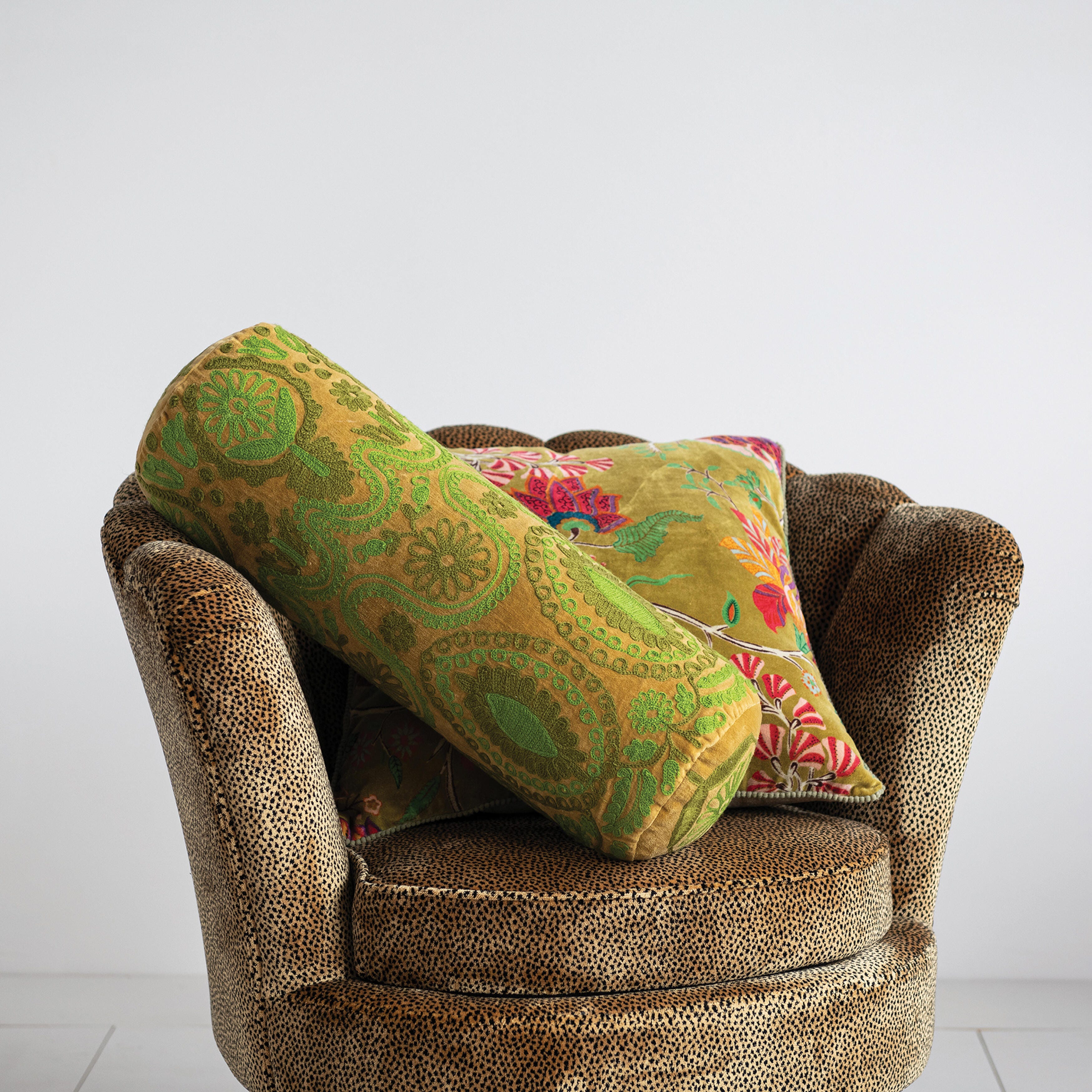 Storied Home Flowers Printed Decorative Throw Pillow, , large