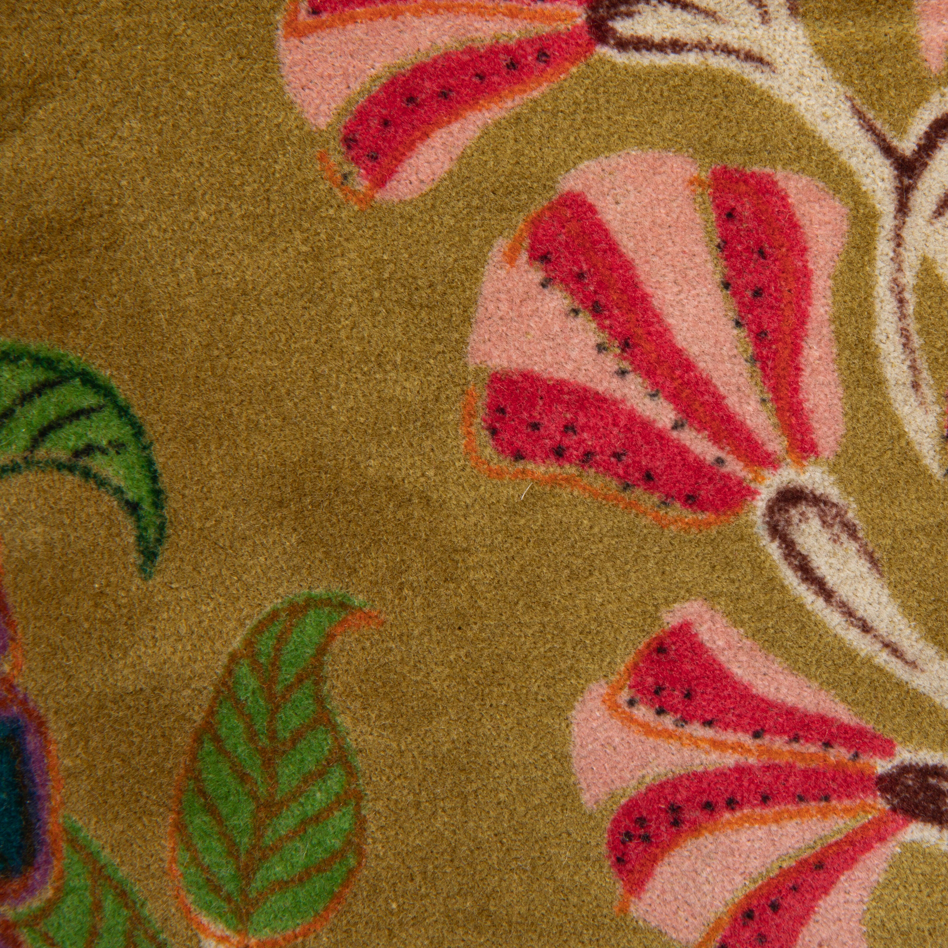 Storied Home Flowers Printed Decorative Throw Pillow, , swatch