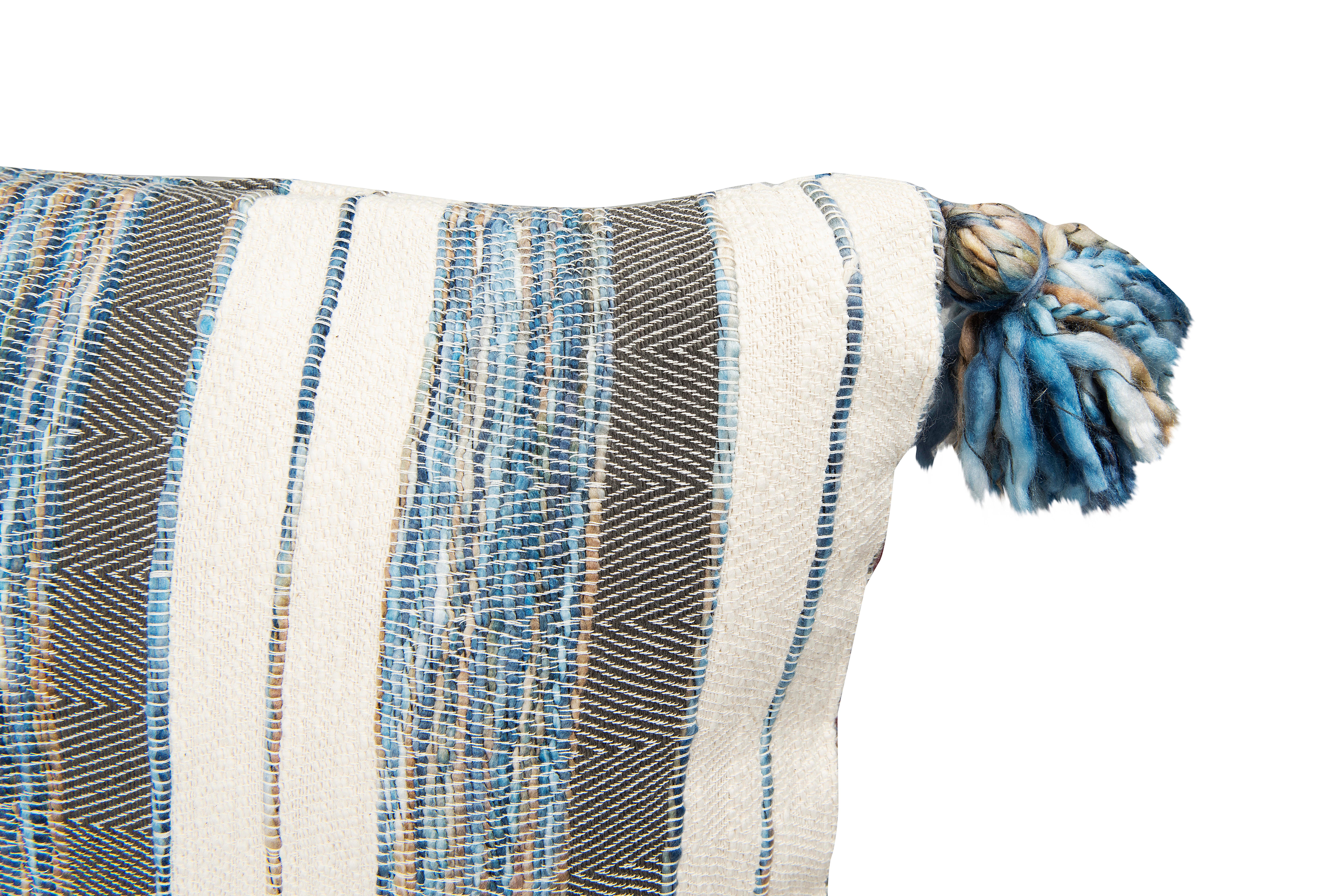 Storied Home Knitted Lumbar Decorative Throw Pillow, , large