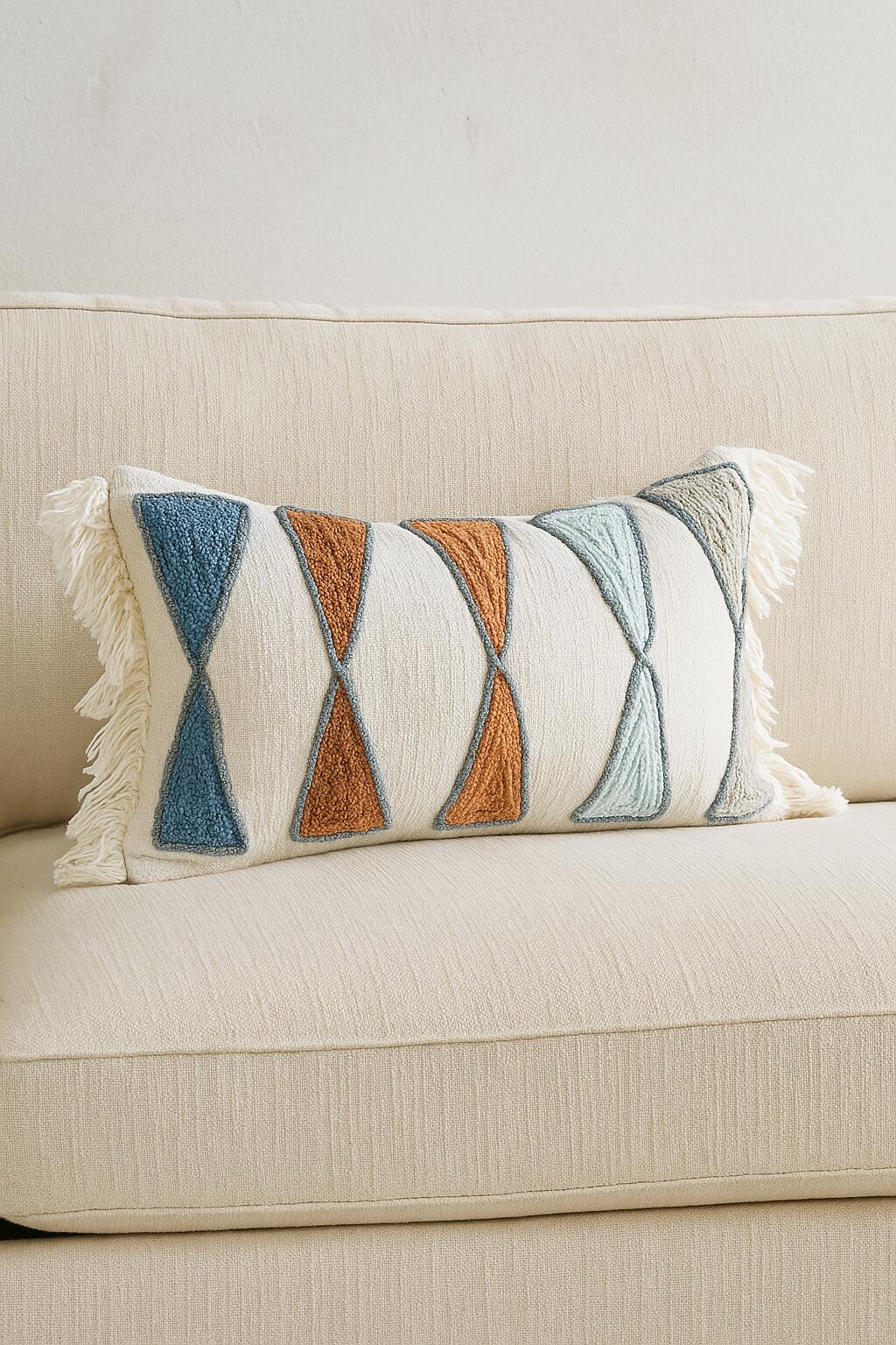 Storied Home Embroidered Decorative Throw Pillow, , large