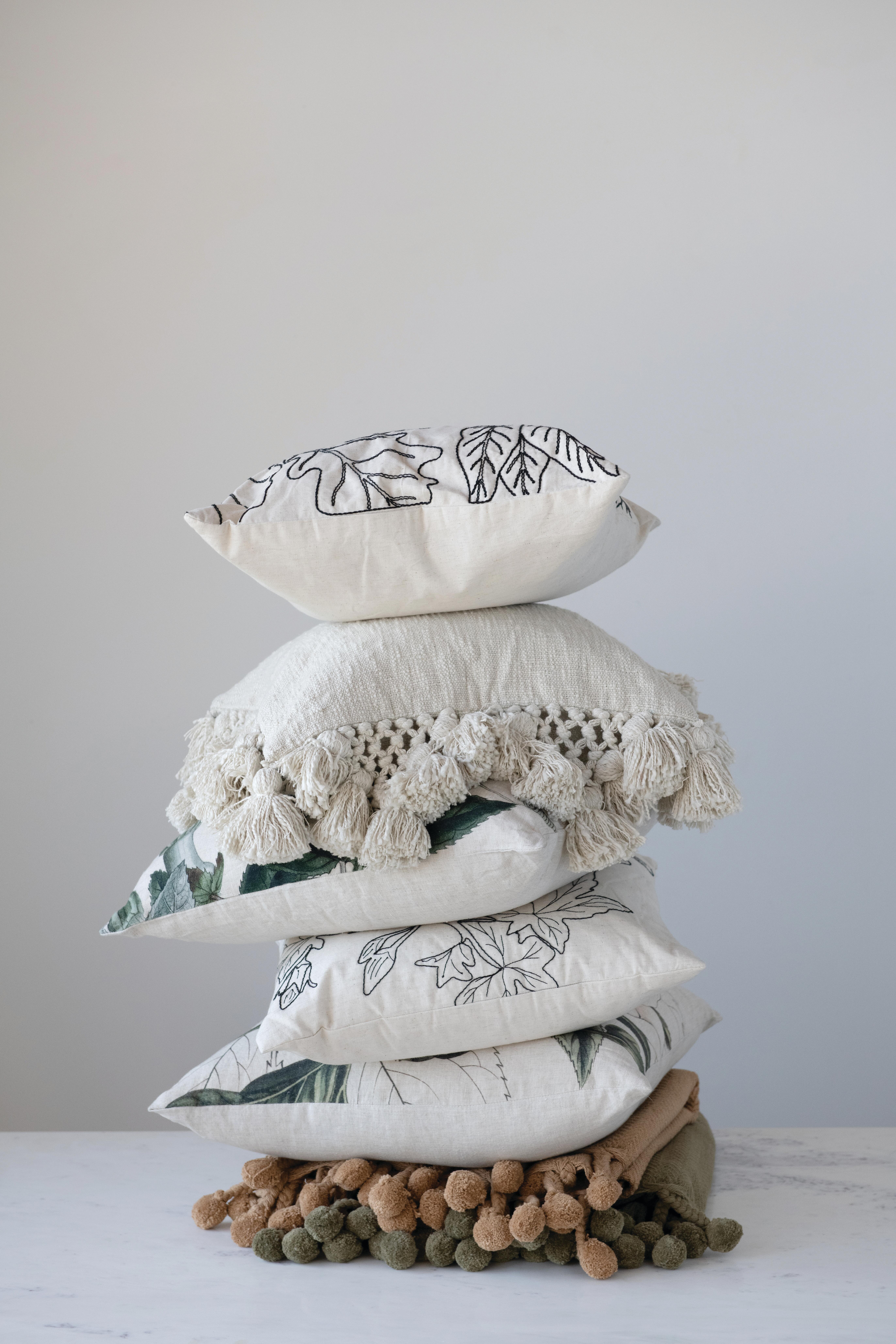 Storied Home Crochet Decorative Throw Pillow, , large