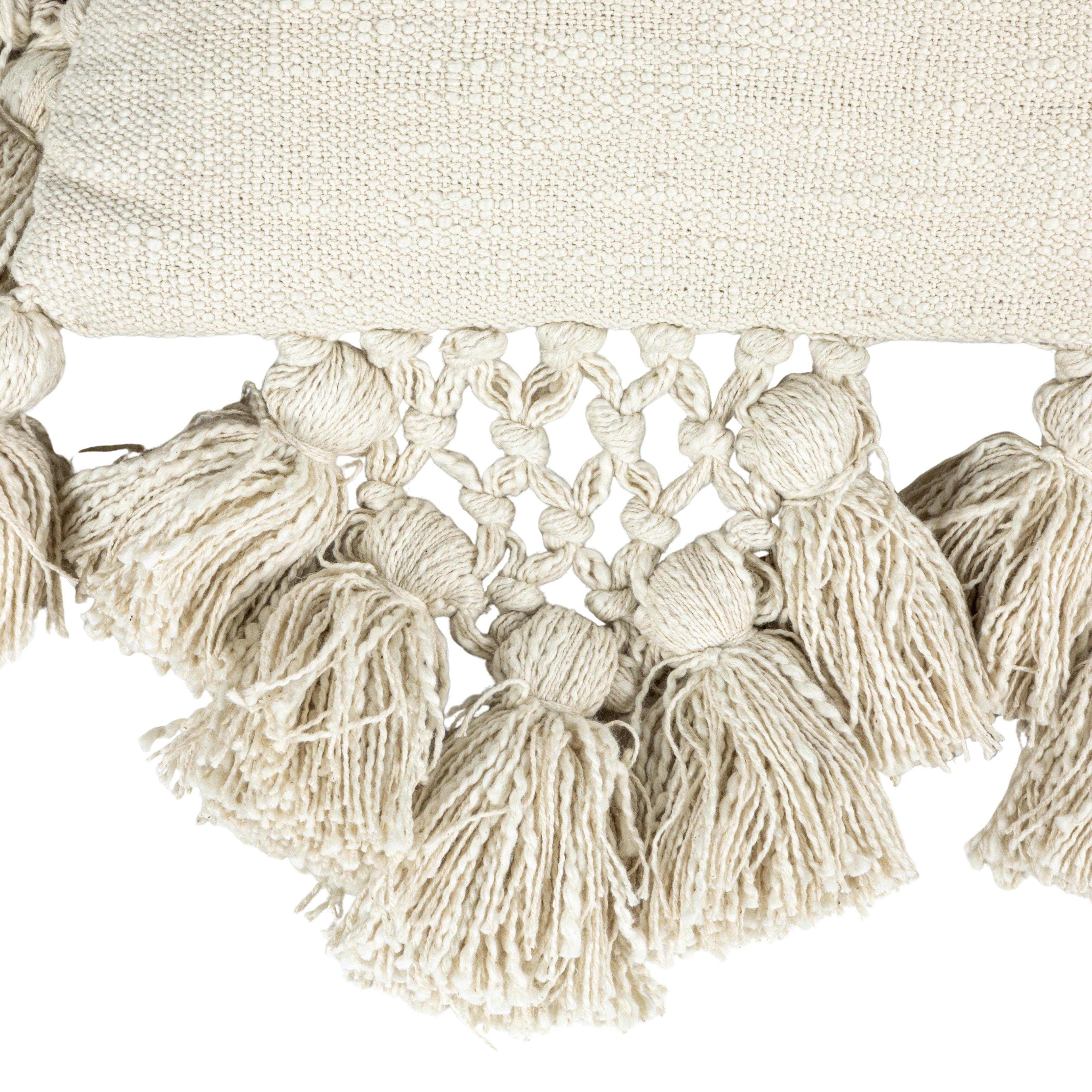 Storied Home Crochet Decorative Throw Pillow, , large