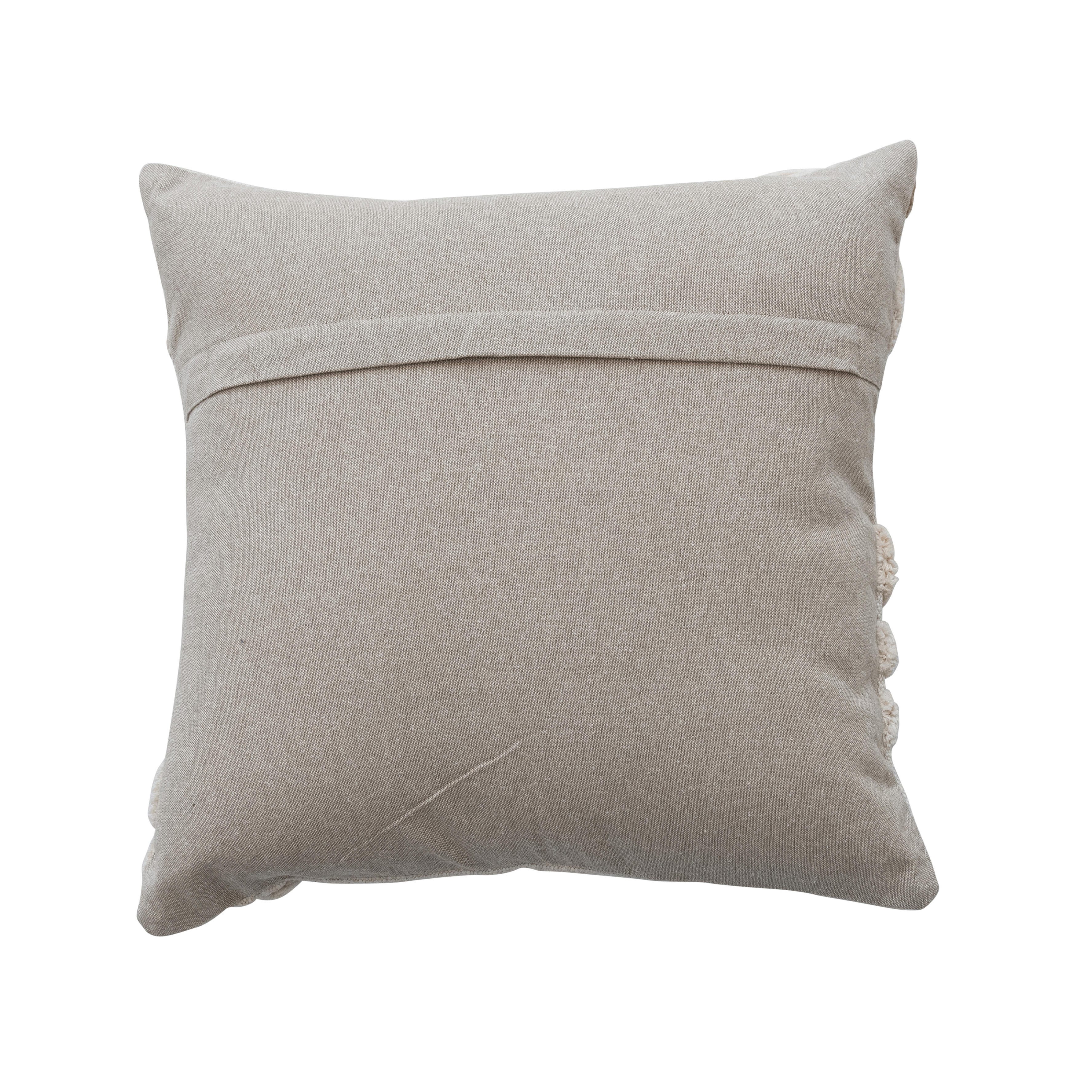 Storied Home Tufted Flowers Decorative Throw Pillow, , large