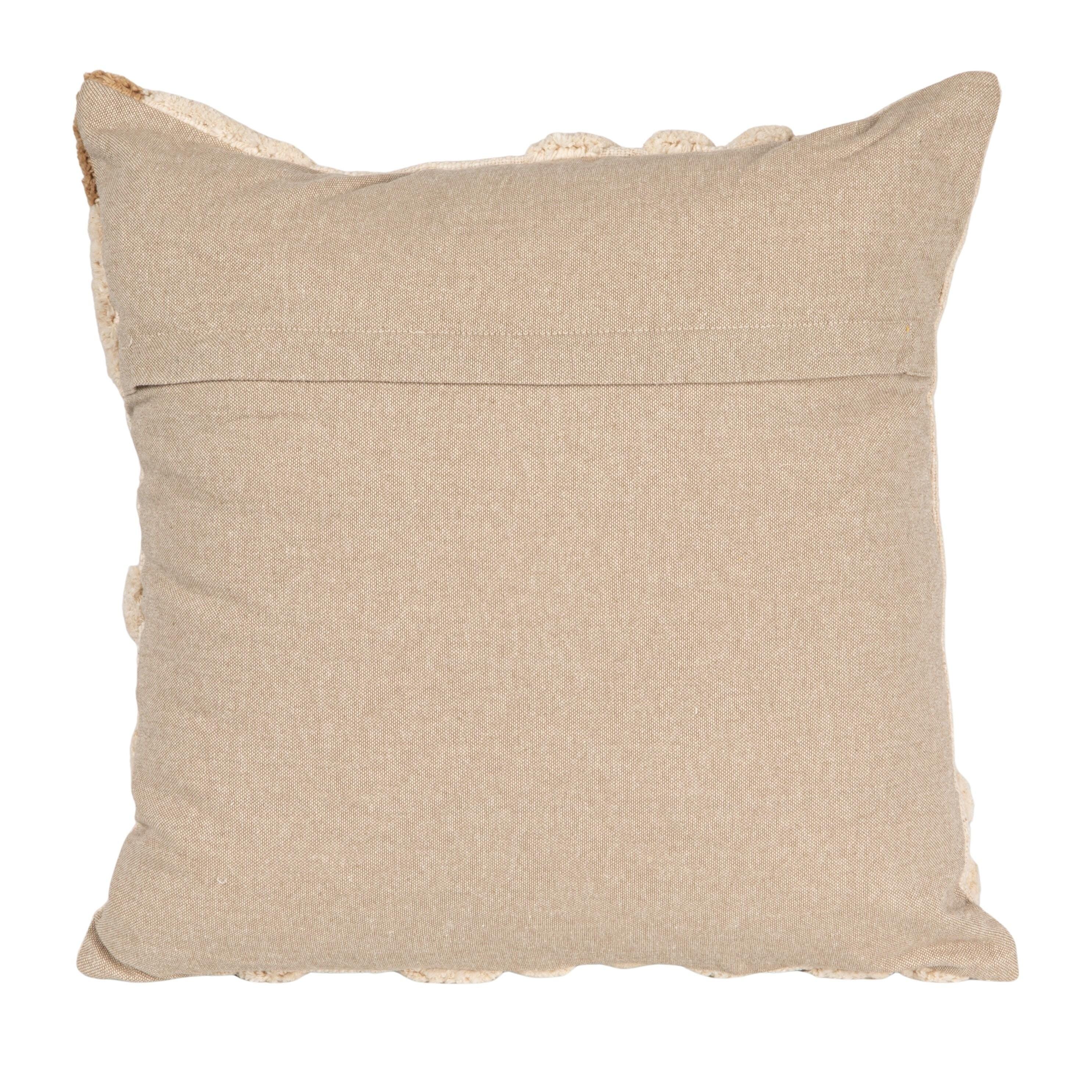 Storied Home Tufted Flowers Decorative Throw Pillow, , large