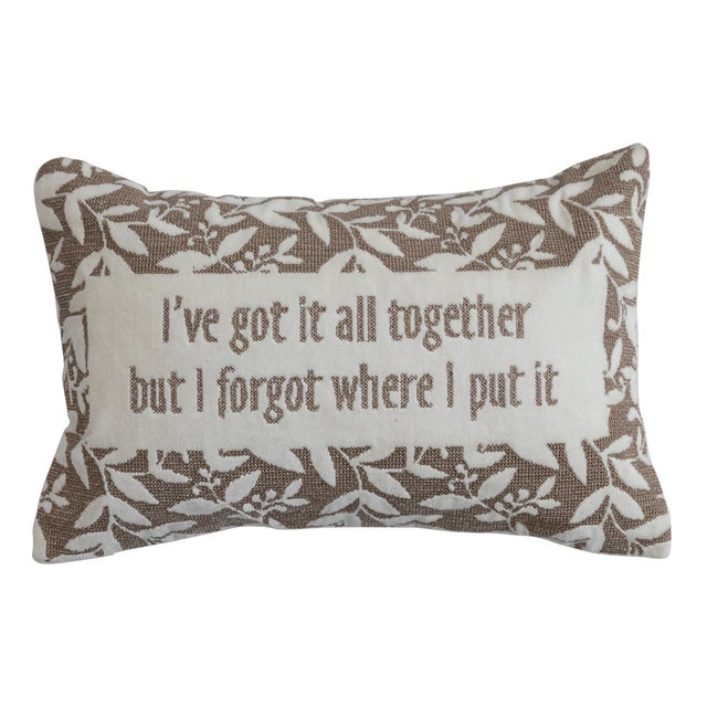 Storied Home "I've got it all together" Decorative Throw Pillow