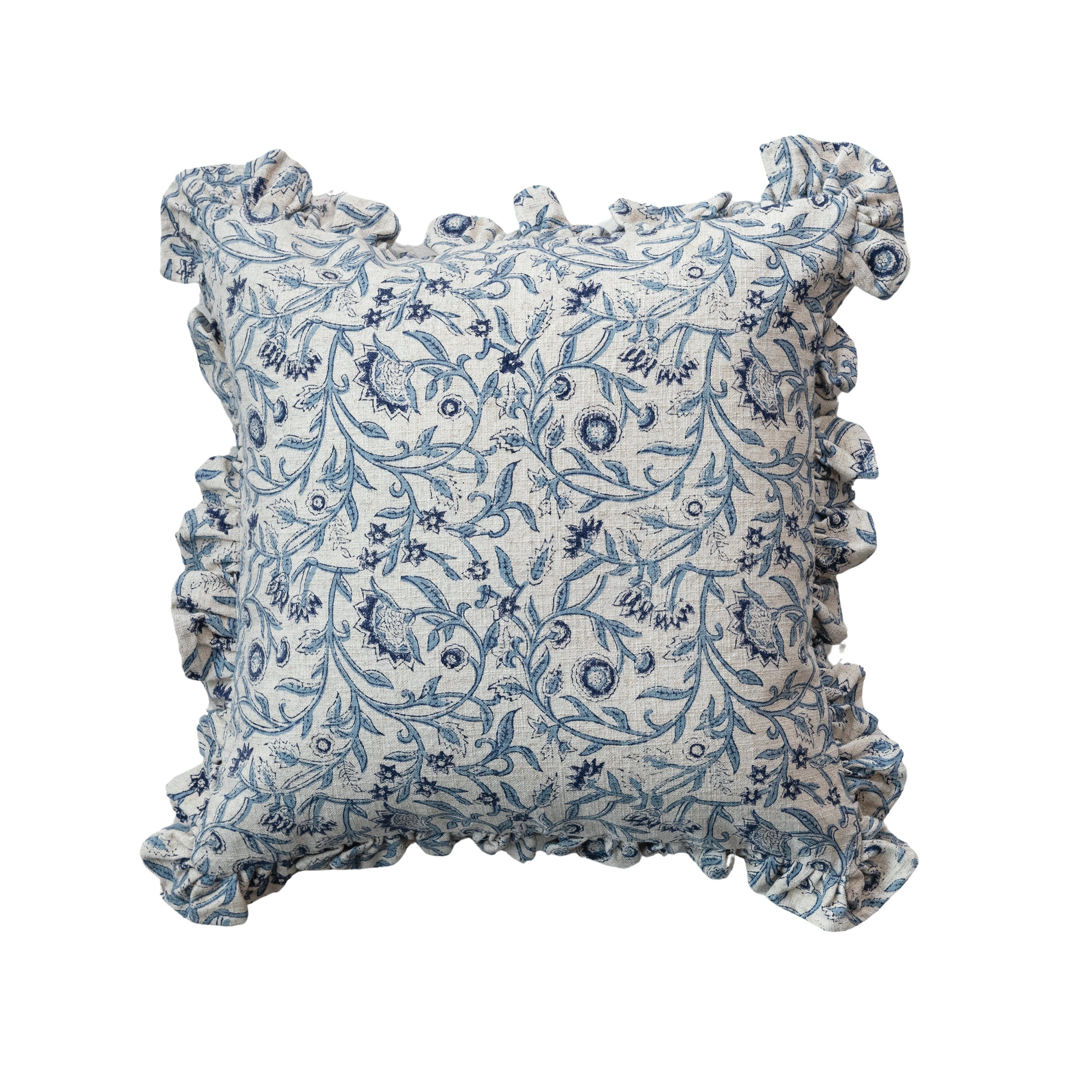 Storied Home Square Floral Decorative Throw Pillow, , large