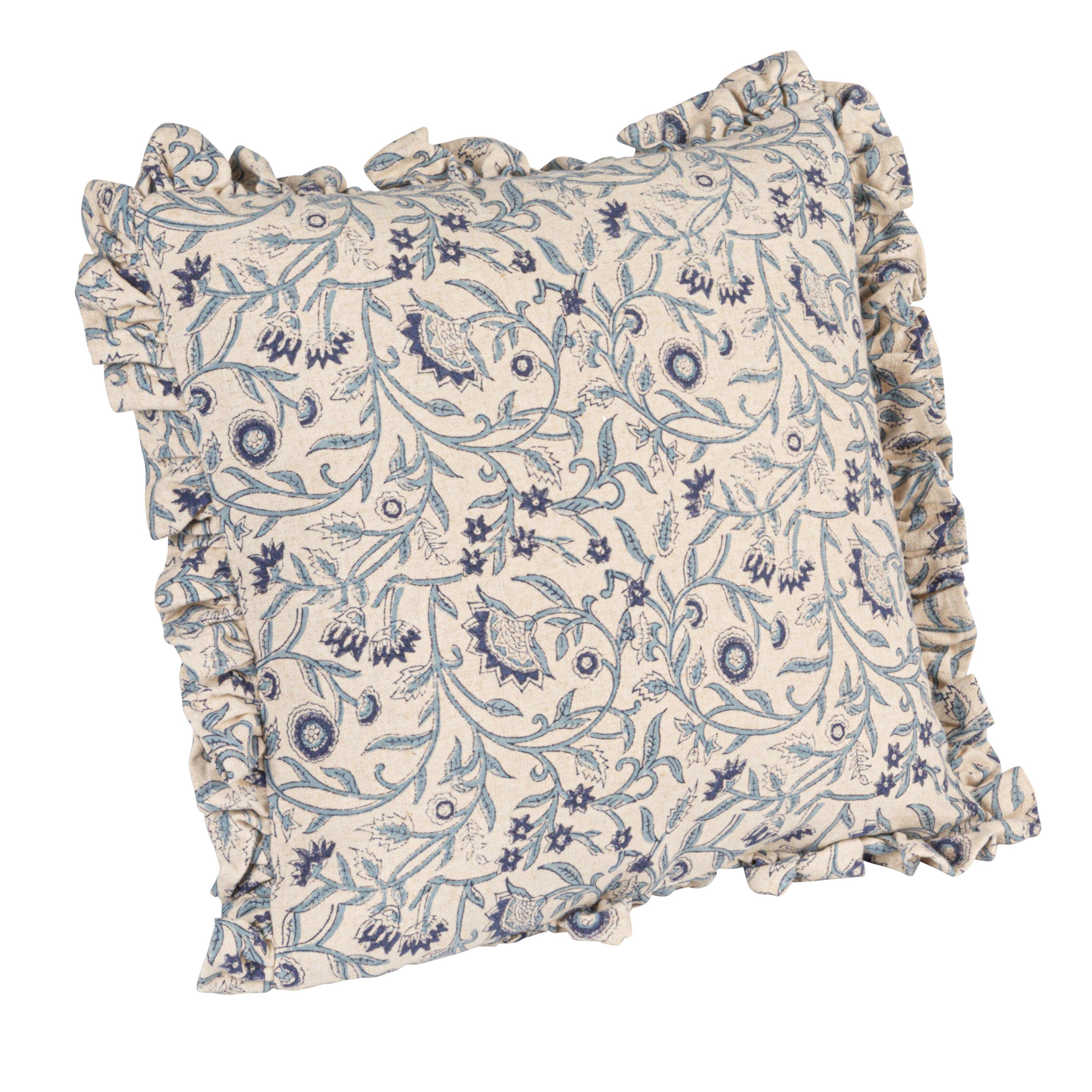 Storied Home Square Floral Decorative Throw Pillow, , large