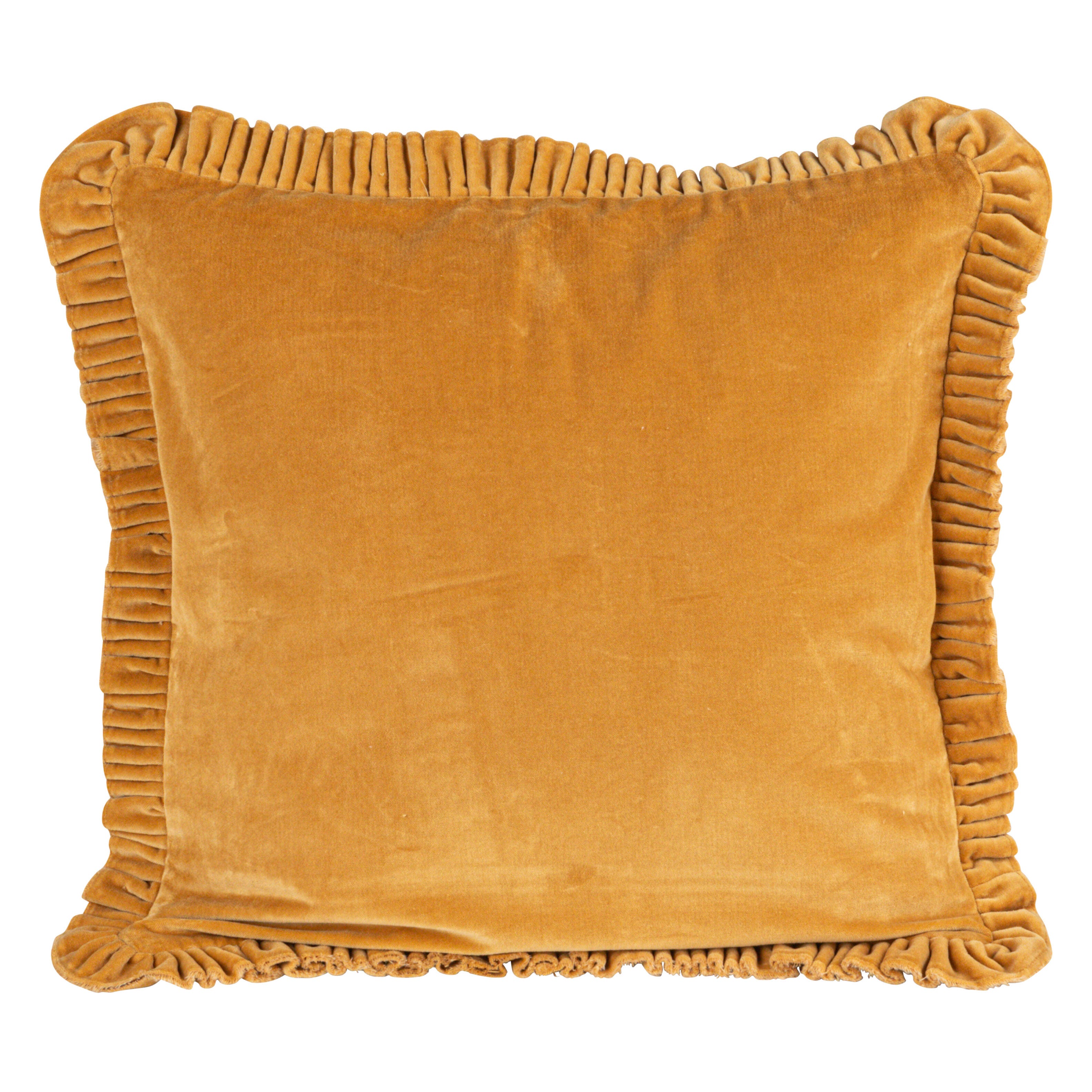 Storied Home Square Ruffled Decorative Throw Pillow, , large