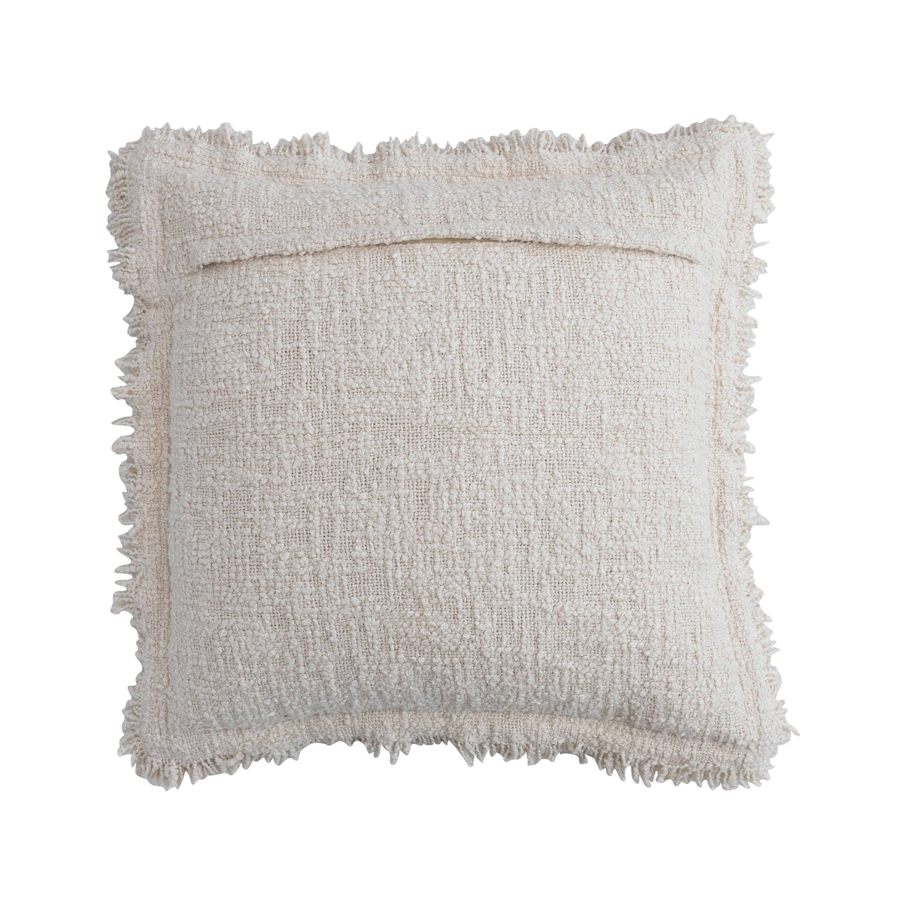 Storied Home Flanged Edge Decorative Throw Pillow, , large