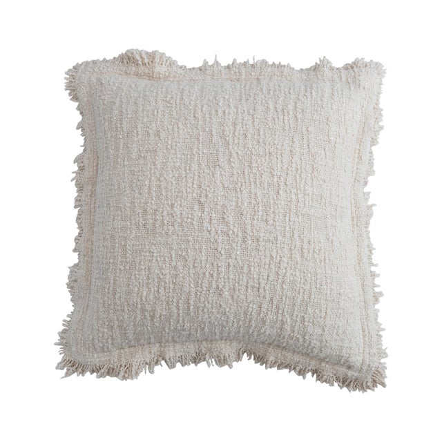 Storied Home Flanged Edge Decorative Throw Pillow