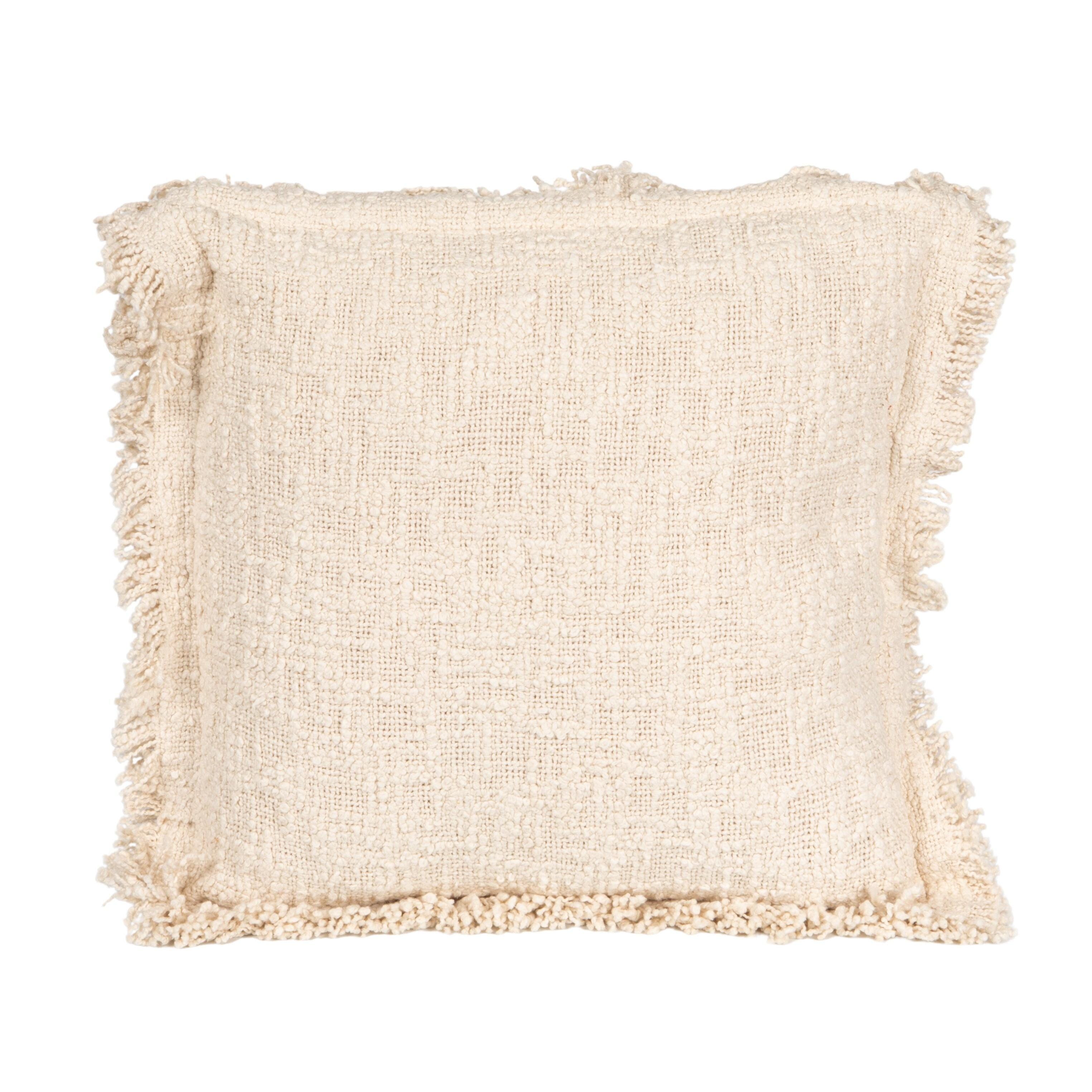 Storied Home Flanged Edge Decorative Throw Pillow, , large