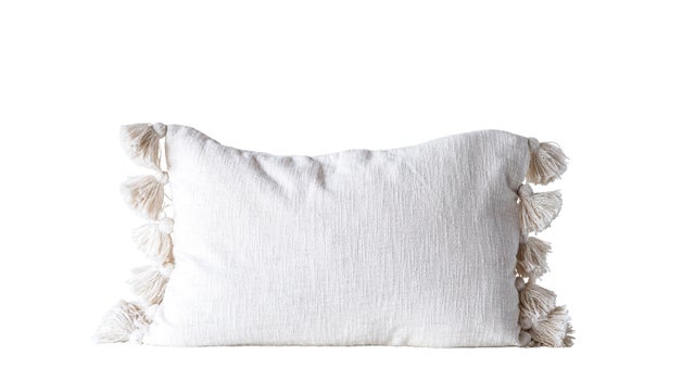 Storied Home Woven Decorative Throw Pillow