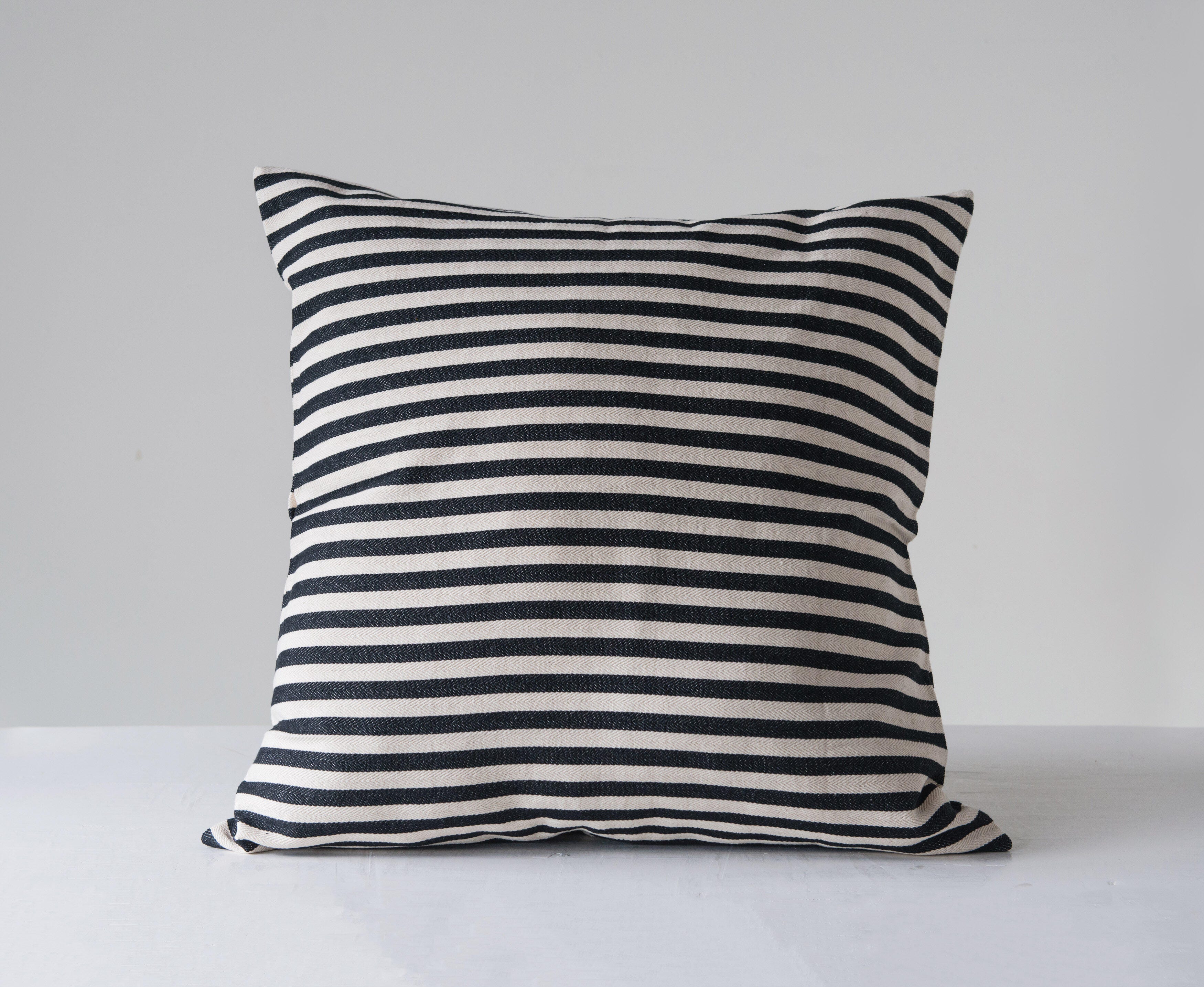 Storied Home Woven Striped Decorative Throw Pillow, , large