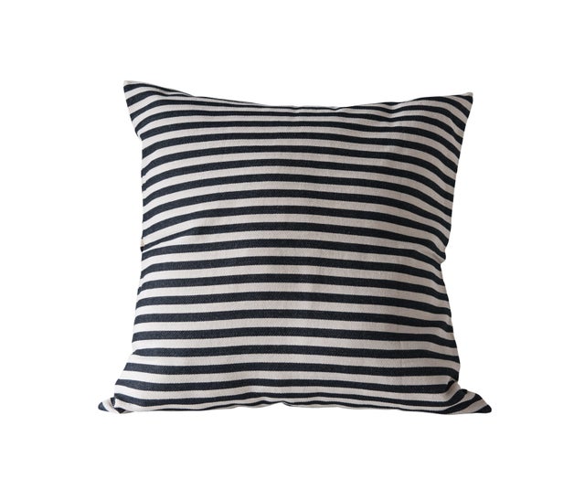 Storied Home Woven Striped Decorative Throw Pillow