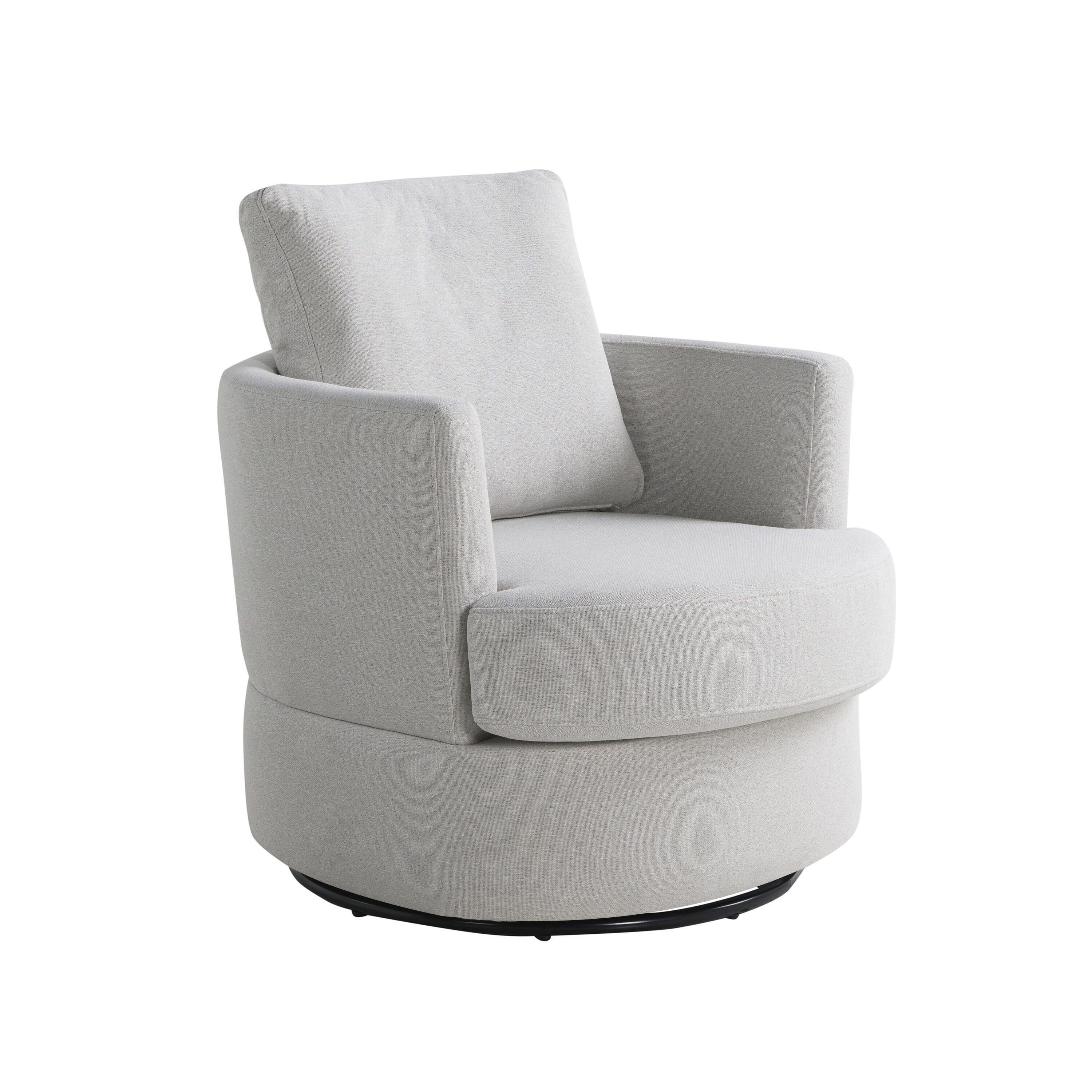 Studio Living Ellison Accent Chair, Ivory, large