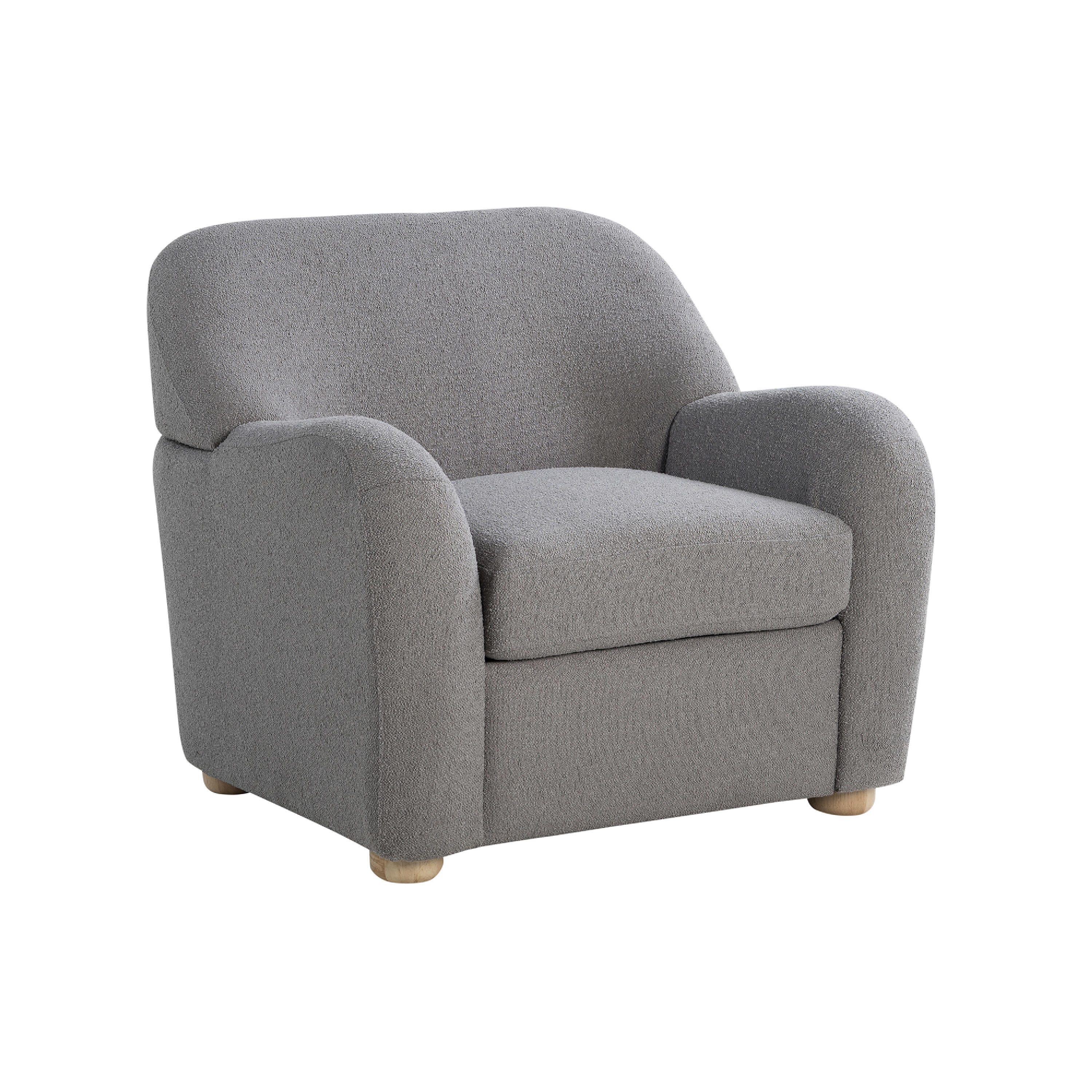 Studio Living Grant Accent Chair, Gray, large