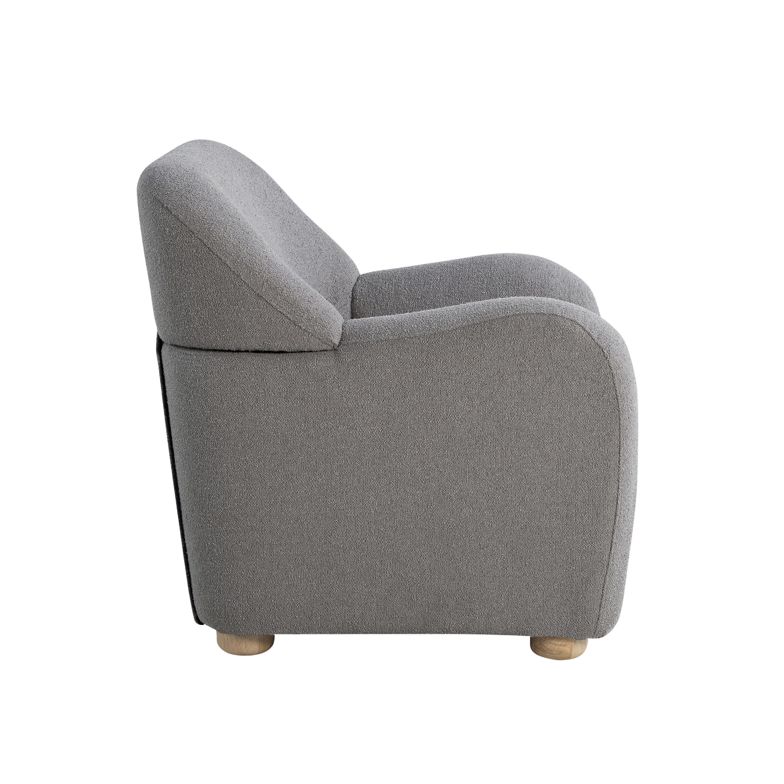 Studio Living Grant Accent Chair, Gray, large