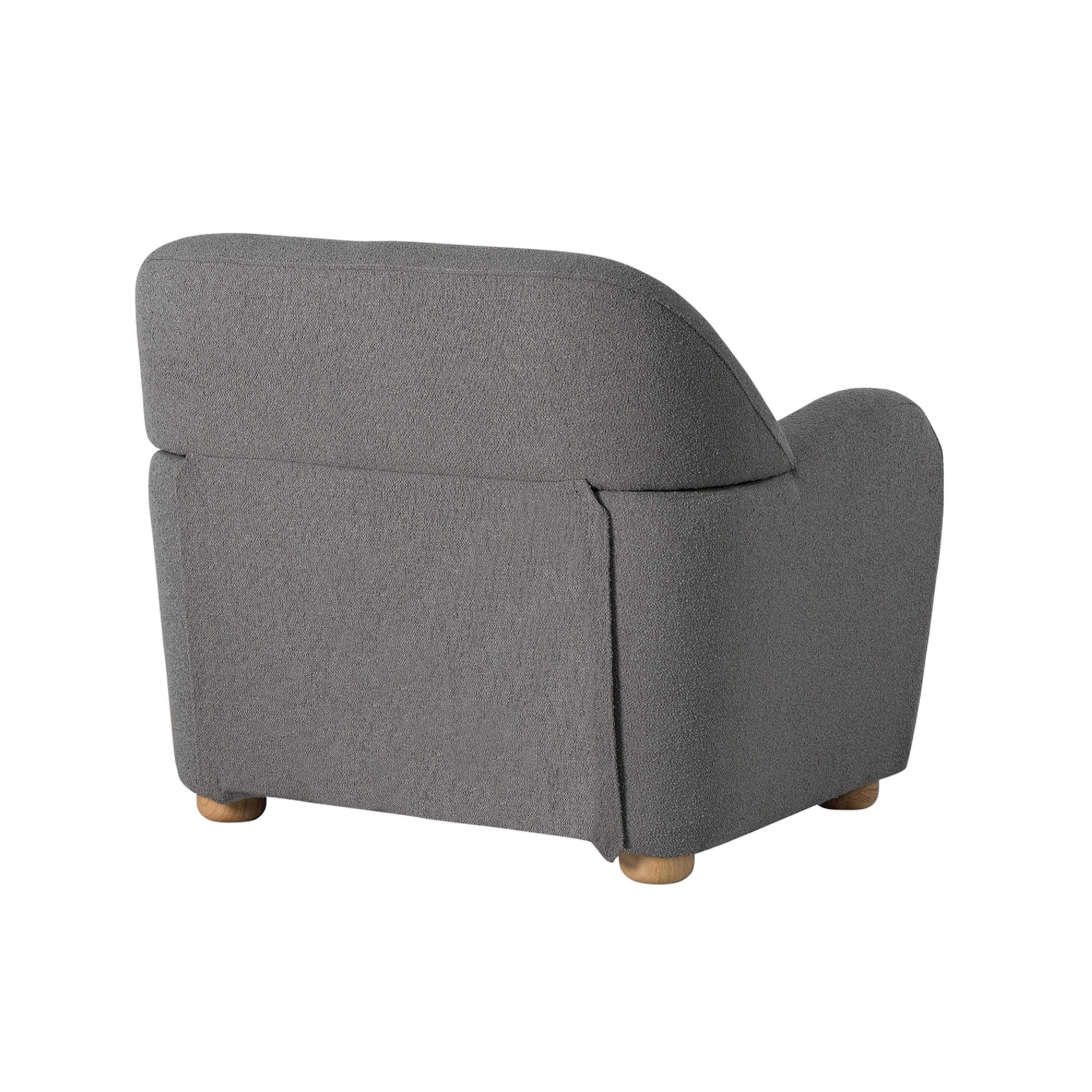 Studio Living Grant Accent Chair, Gray, large