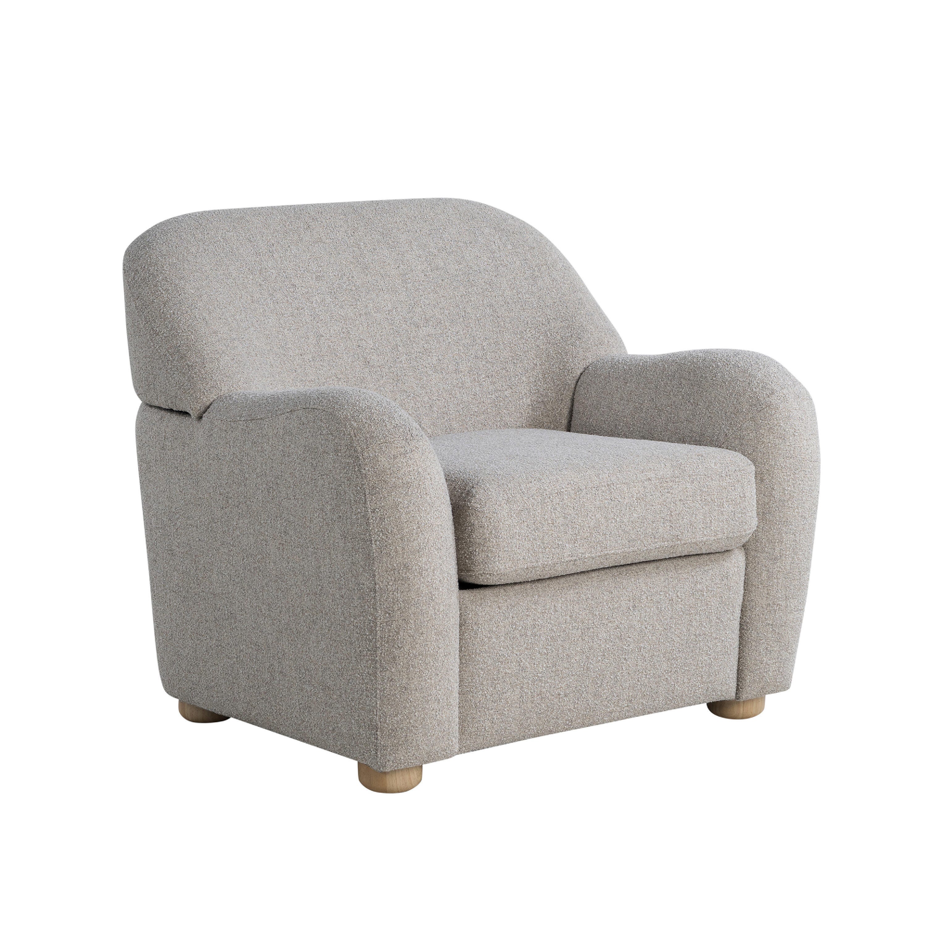 Studio Living Grant Accent Chair, Pebble, large