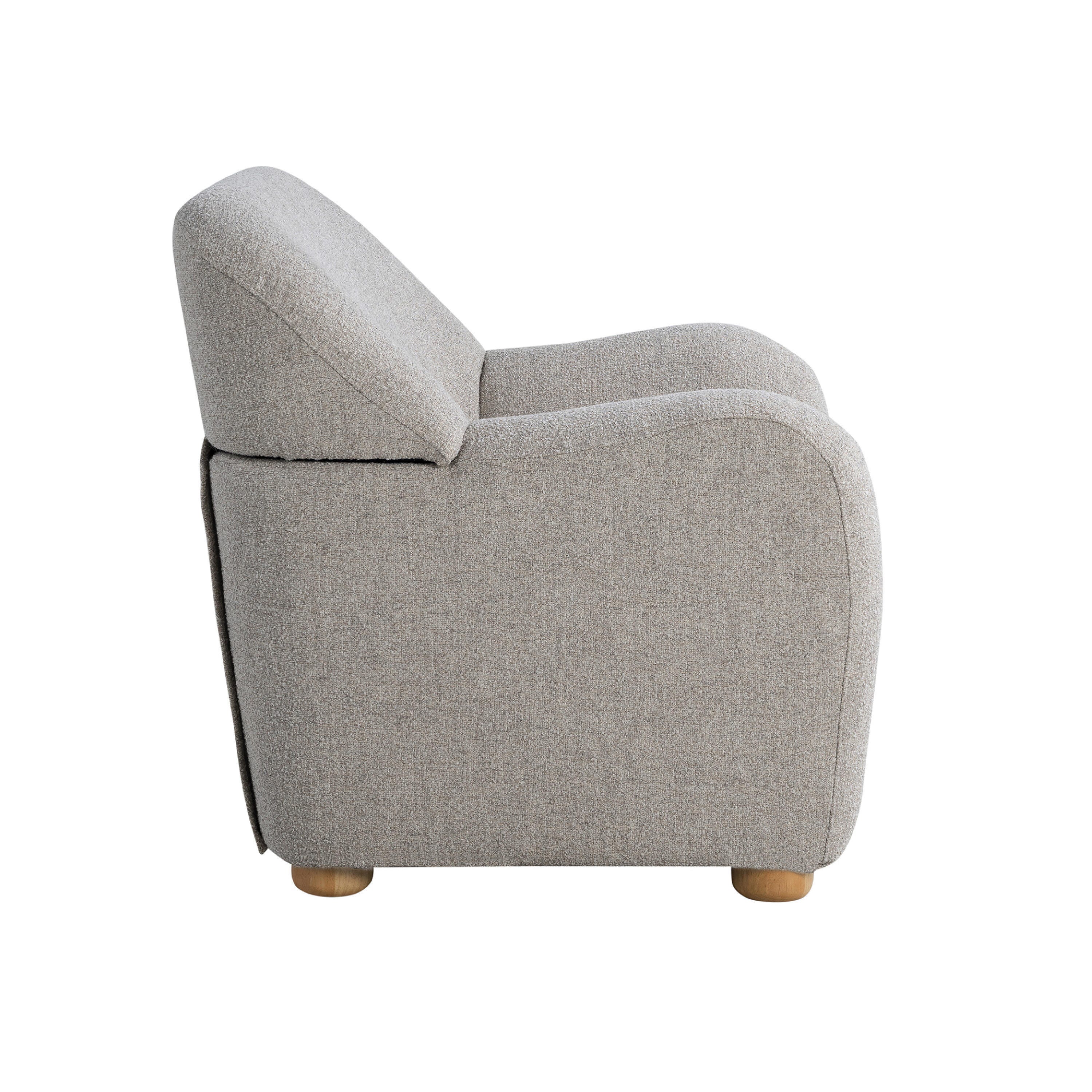 Studio Living Grant Accent Chair, Pebble, large